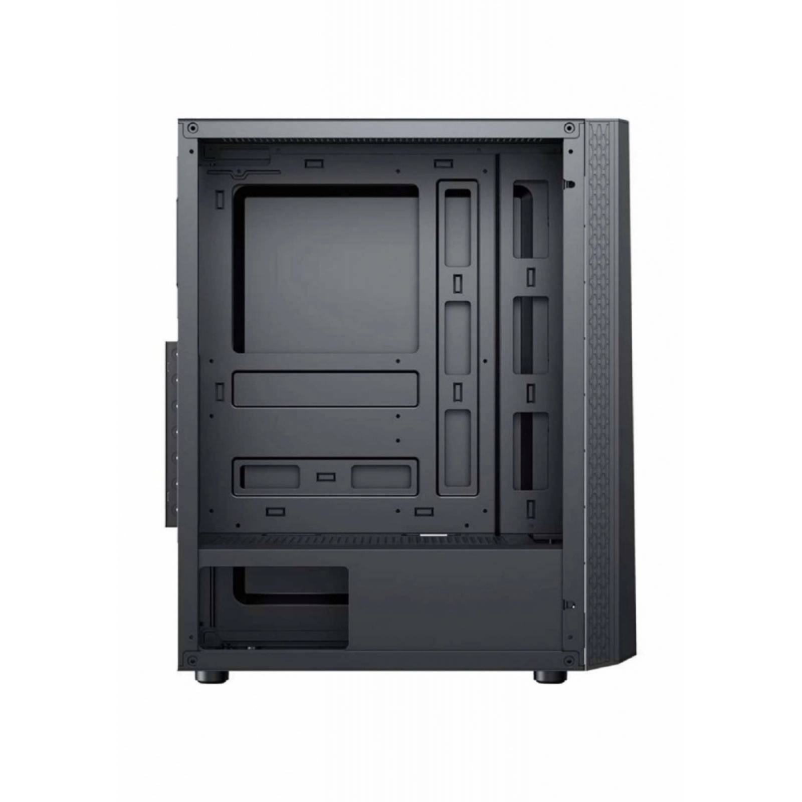 GABINETE YAGUARET CREEPY MATX RGB C/TEMPLADO NEGRO CGCREEPYYGT