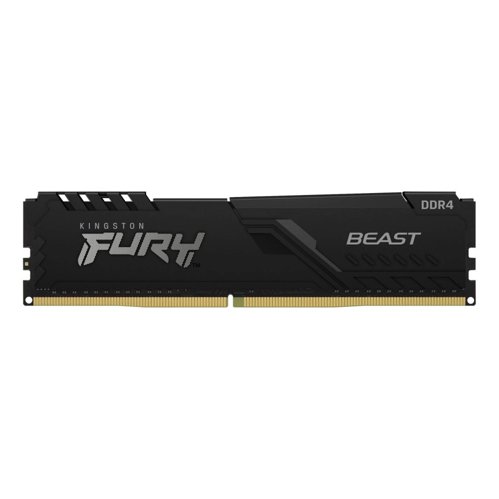 RAM KINGSTON FURY BEAST DDR4 8GB 3200 NEGRO KF432C16BB/8.