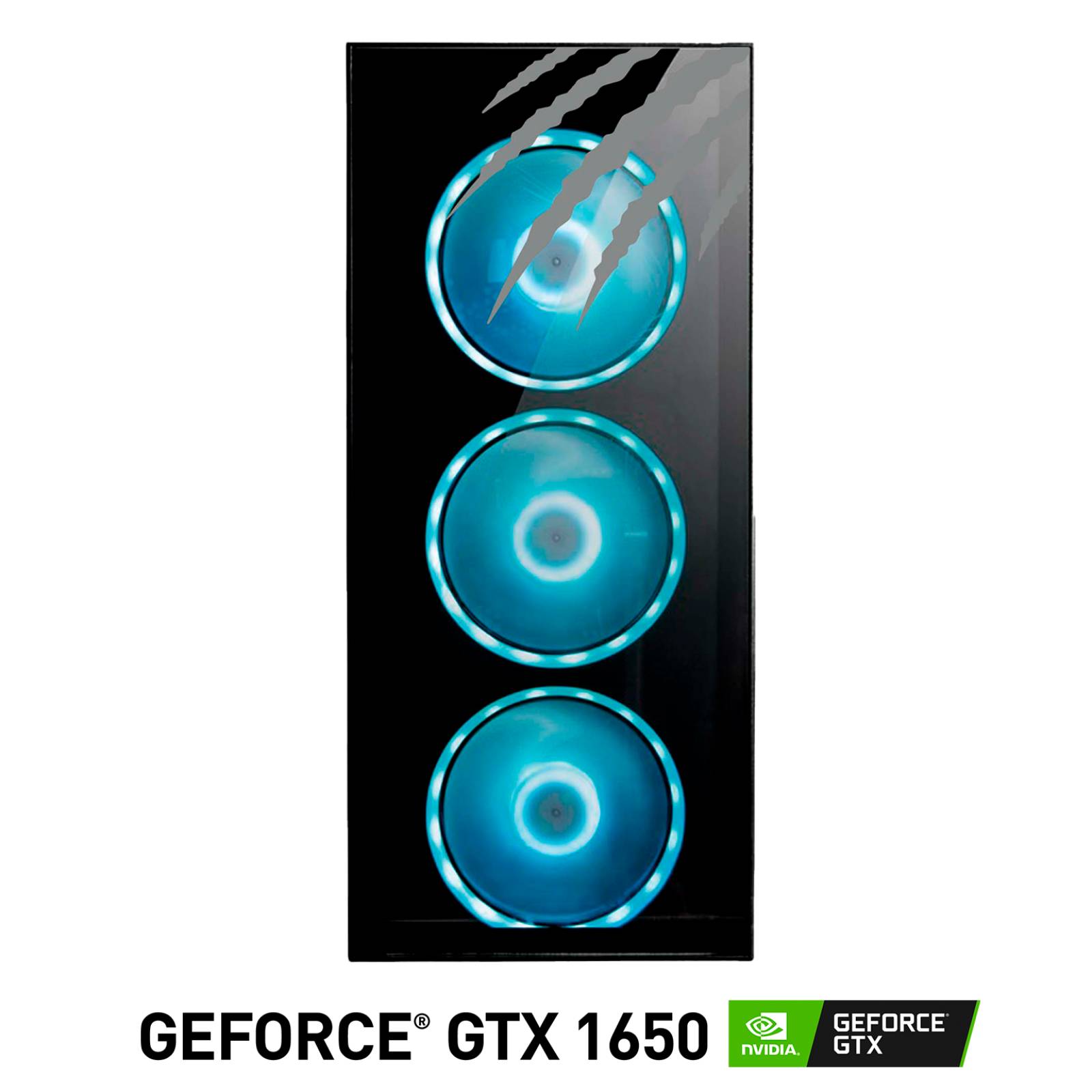 CPU Grizzly Lirarnys Ryzen 5 5600G 3.9 Ghz Nvidia Geforce GTX 1650 Ram 8Gb Ssd 240Gb Wi-Fi