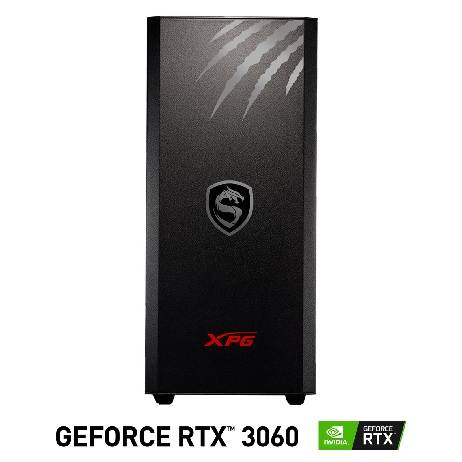 CPU Grizzly XPG Nvidia Geforce RTX 3060 Ryzen 7 Pro 4750G 4.4 Ghz Ram 16Gb Ssd 480Gb + Hdd 1Tb Wi-Fi