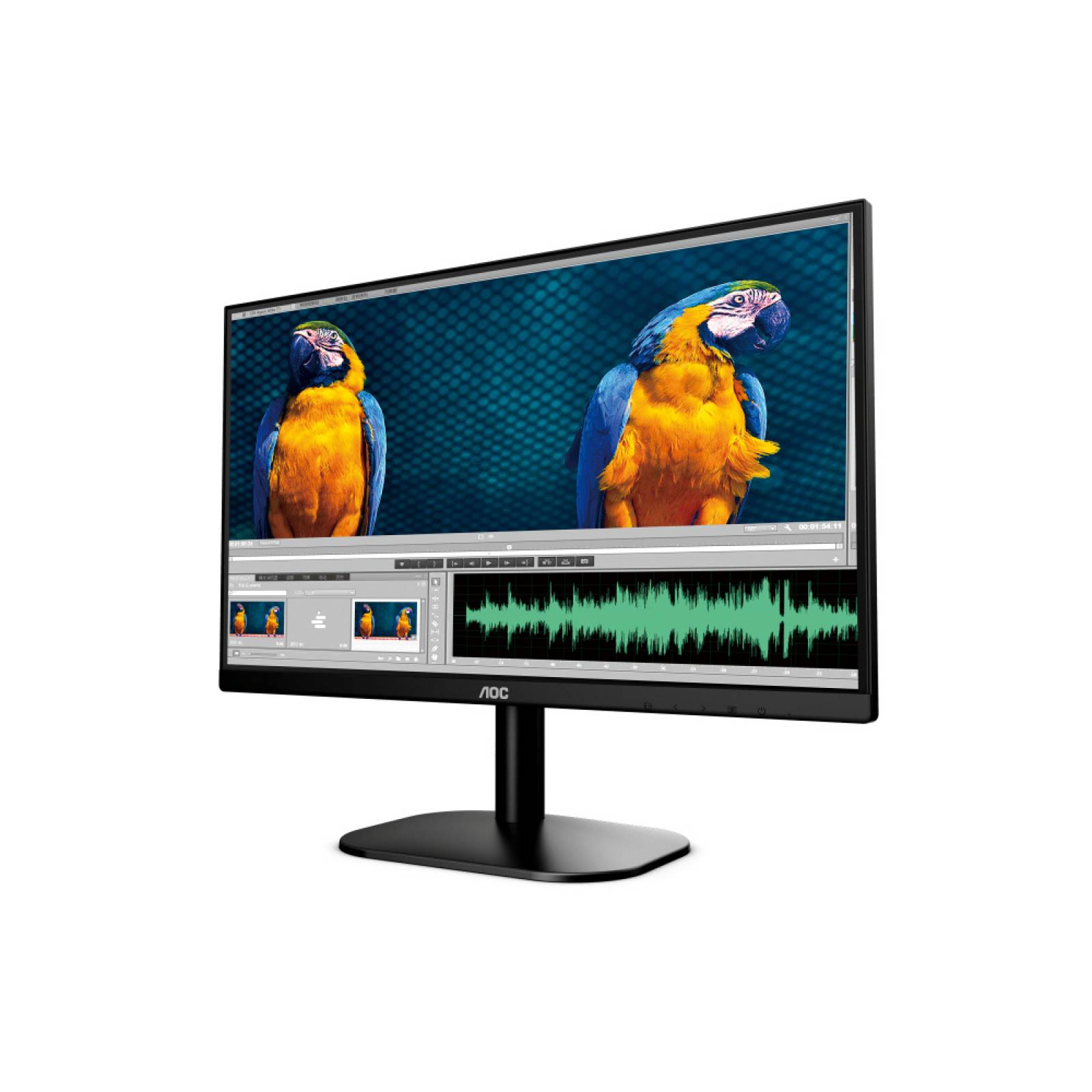 Monitor LED AOC 24B2XHM de 23.8, Resolución 1920 x 1080 (Full HD 1080p), 6  ms, 75 Hz.