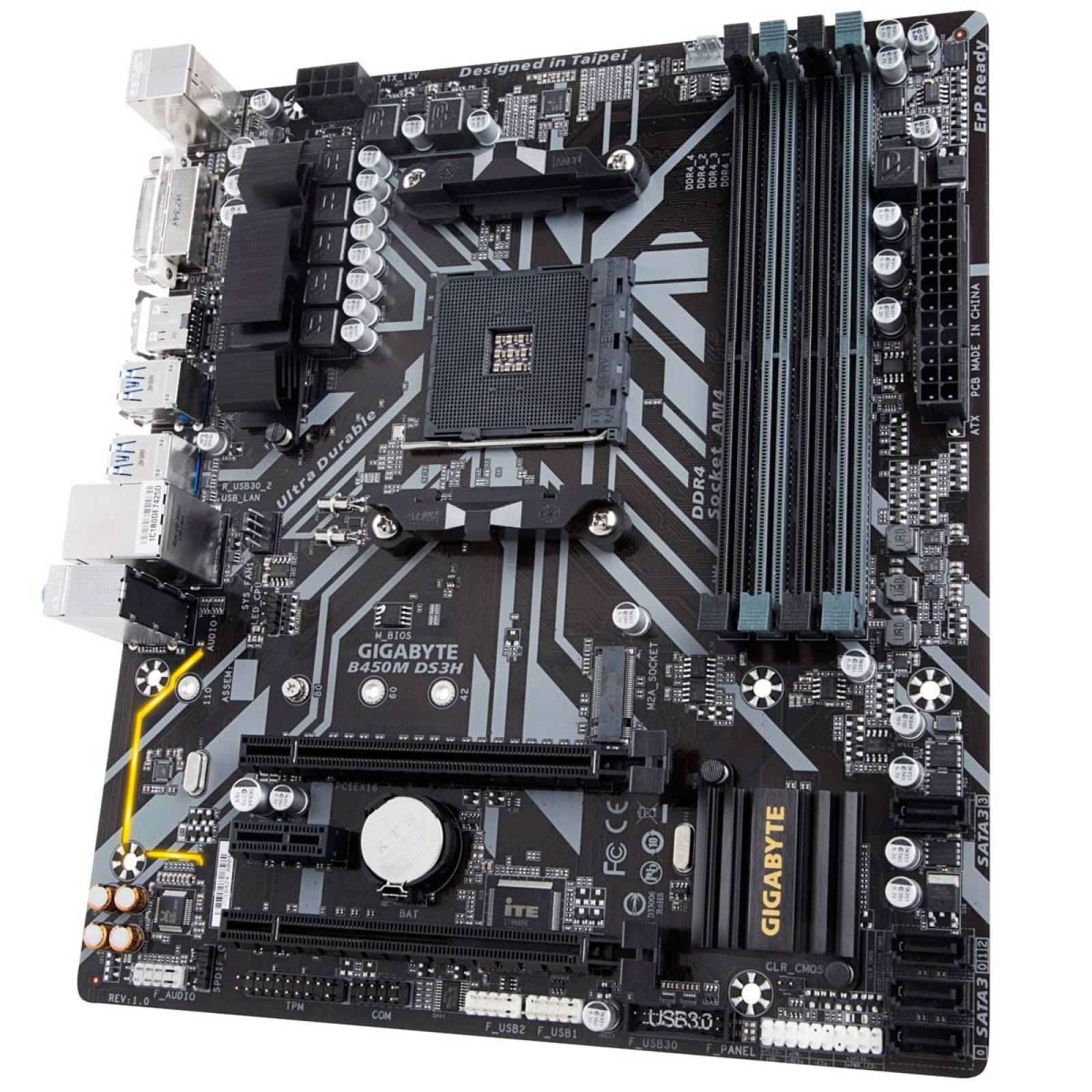 GIGABYTE B450M K AMD AM4 Micro ATX Motherboard Price In Bangladesh - Foto 7
