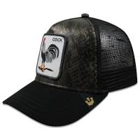 Gorra Goorin Bros Trucker Tropical Gallo 1010105 Negro