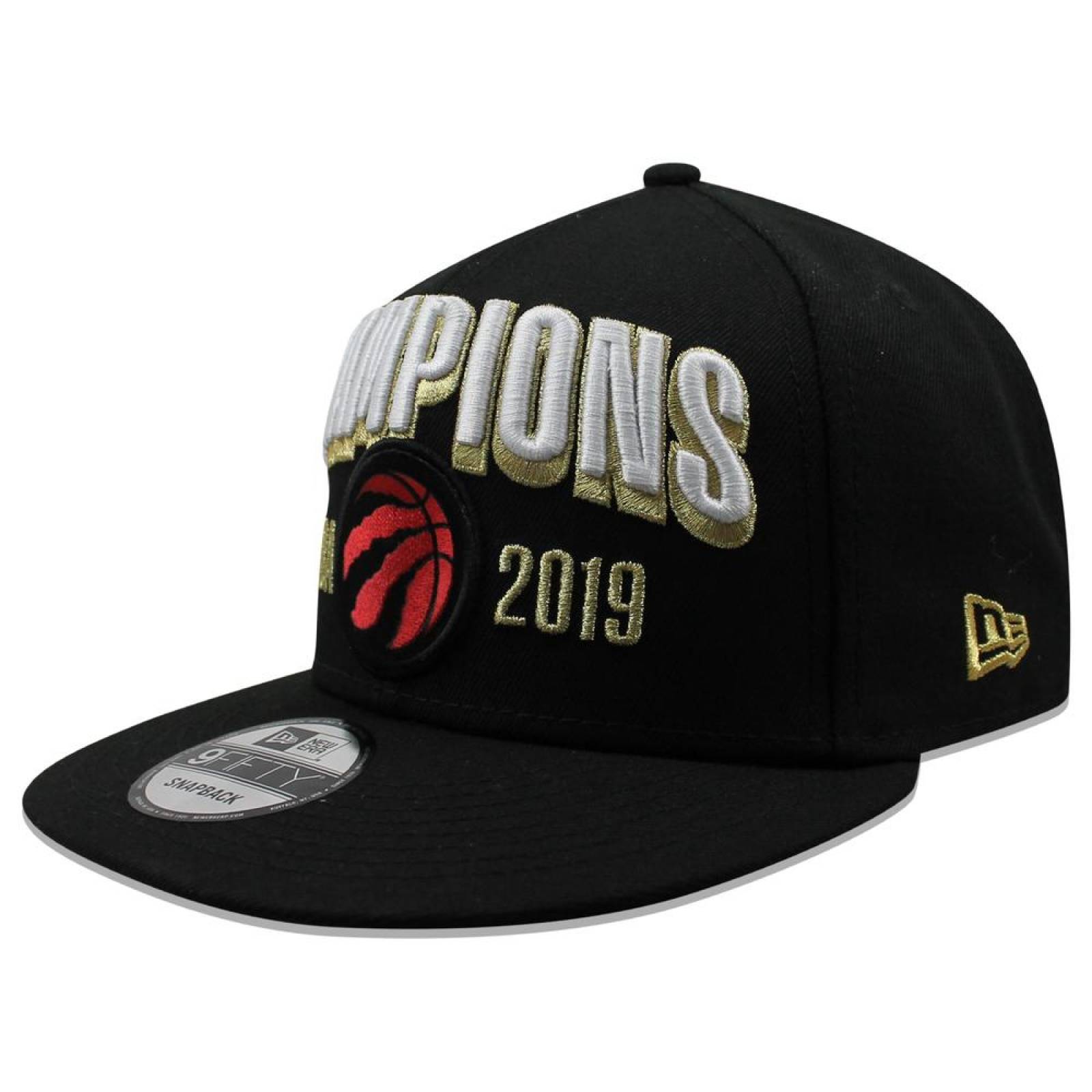 Gorra New Era 9 Fifty NBA 2019 Raptors Champions Negro 