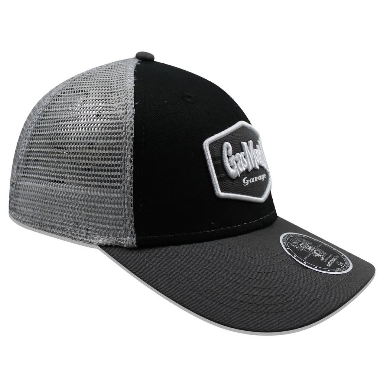 Gorra Gas Monkey Flex Striped Patch National Fitted Mesh Negro 