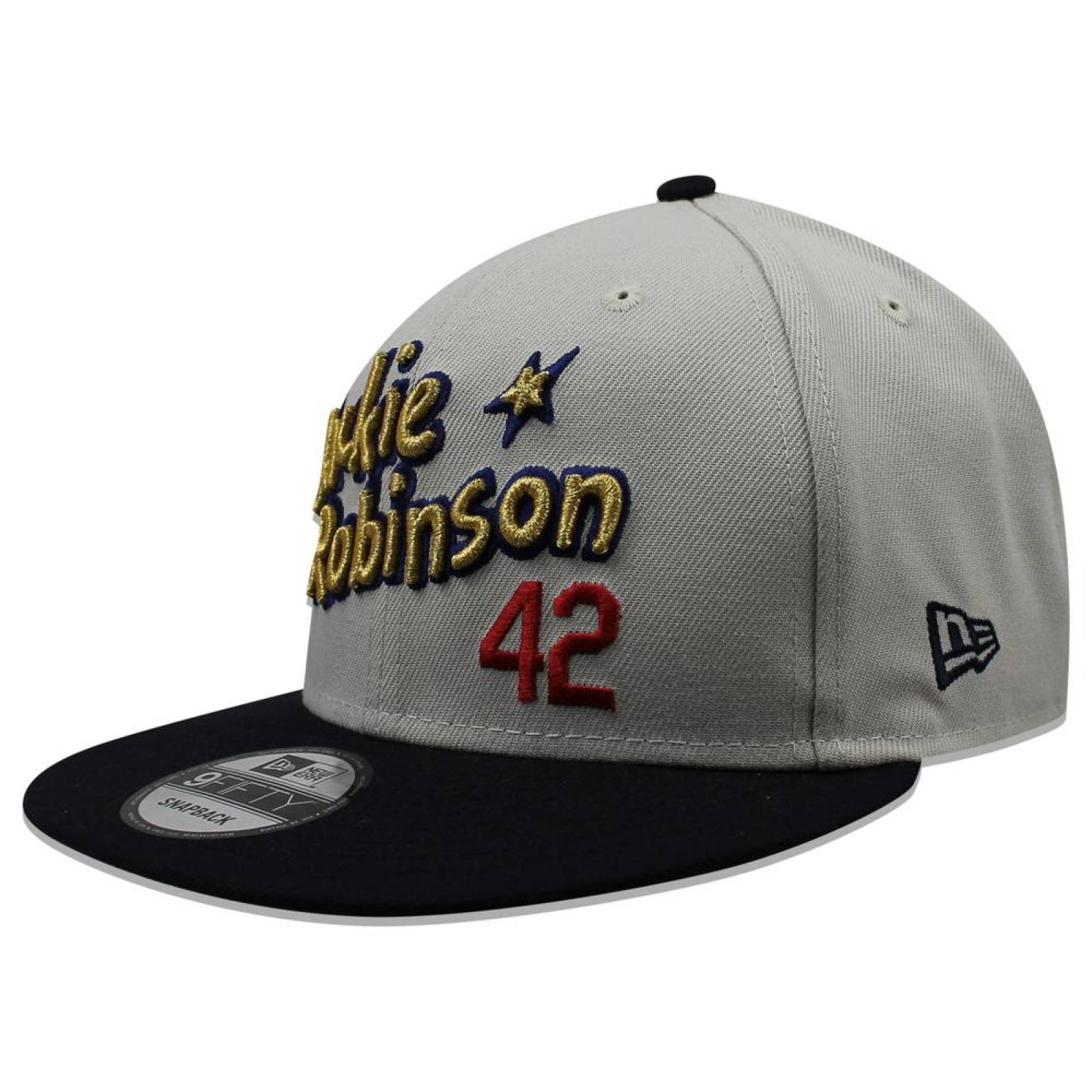 Gorra New Era 9 Fifty MLB Dodgers Jackie Robison Beige 