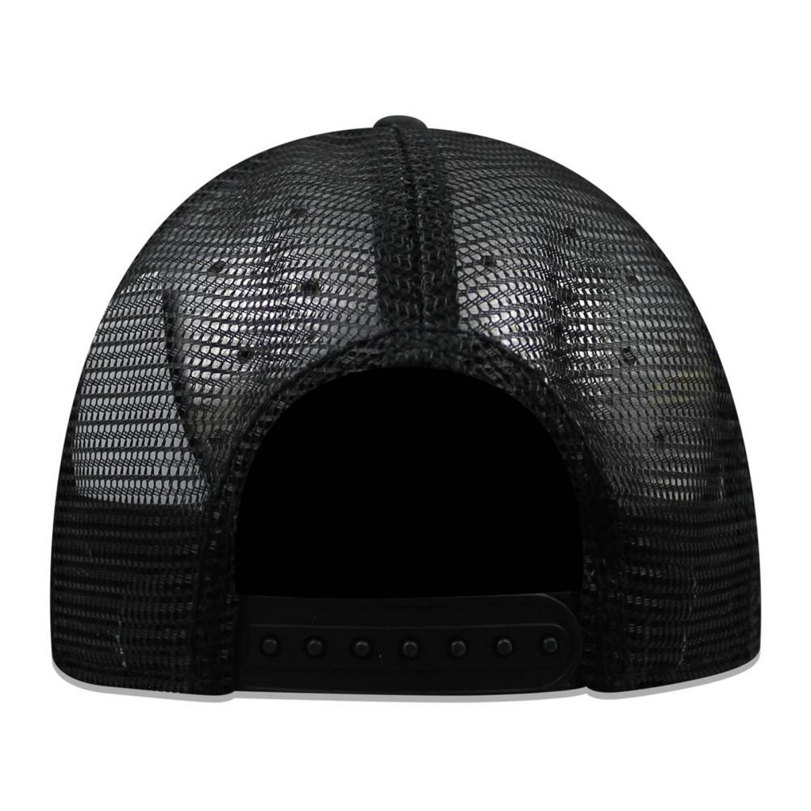 Gorra Goorin Bros Trucker Moon Lover Lobo 1010556 Negro 