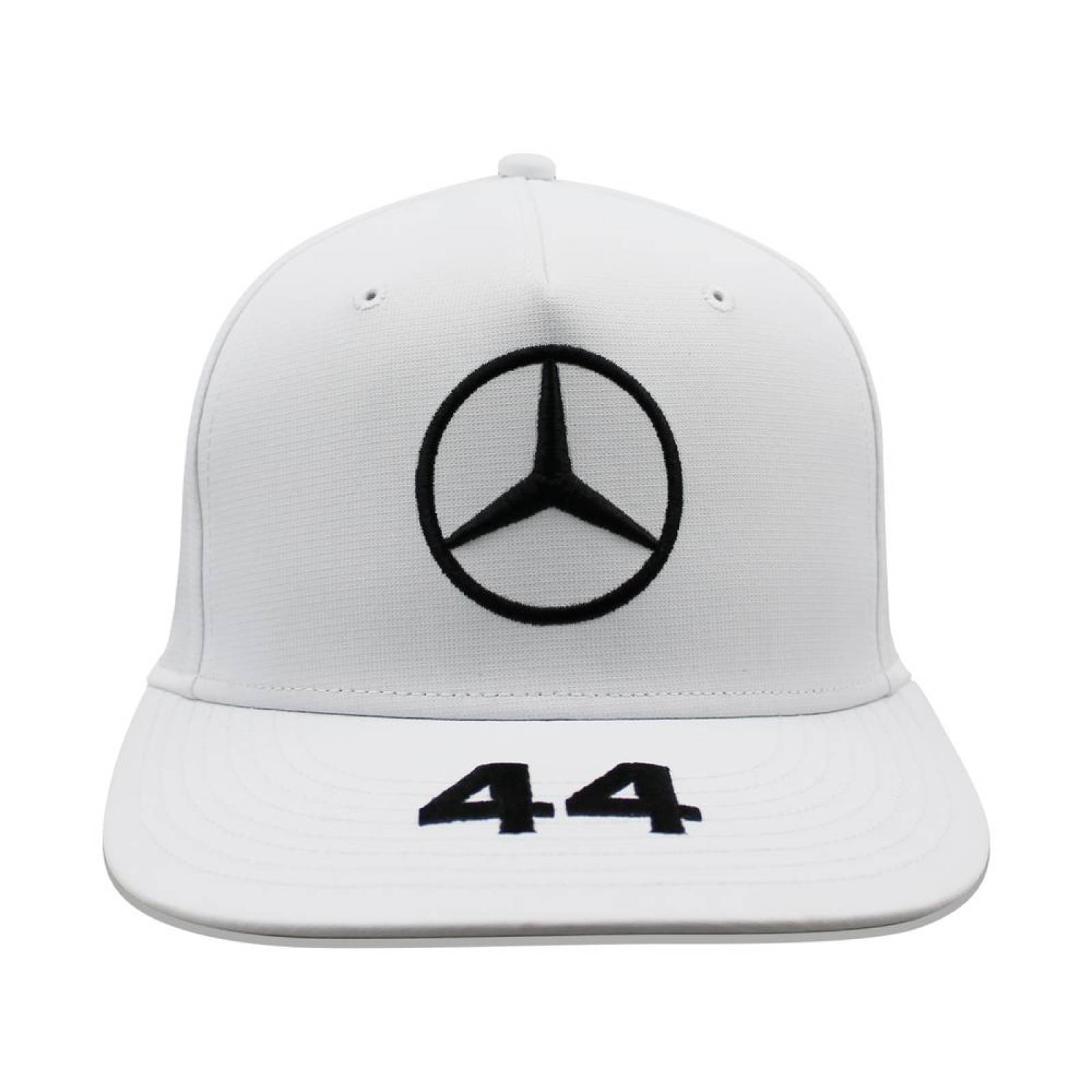 Gorra Mercedes Benz Lewis Hamilton 44 Petronas Blanco 