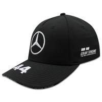 Gorra Mercedes Benz Curva Lewis Hamilton 44 Petronas Negro