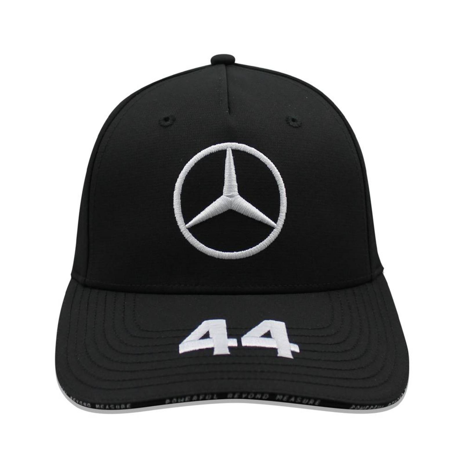 Gorra Mercedes Benz Curva Lewis Hamilton 44 Petronas Negro 