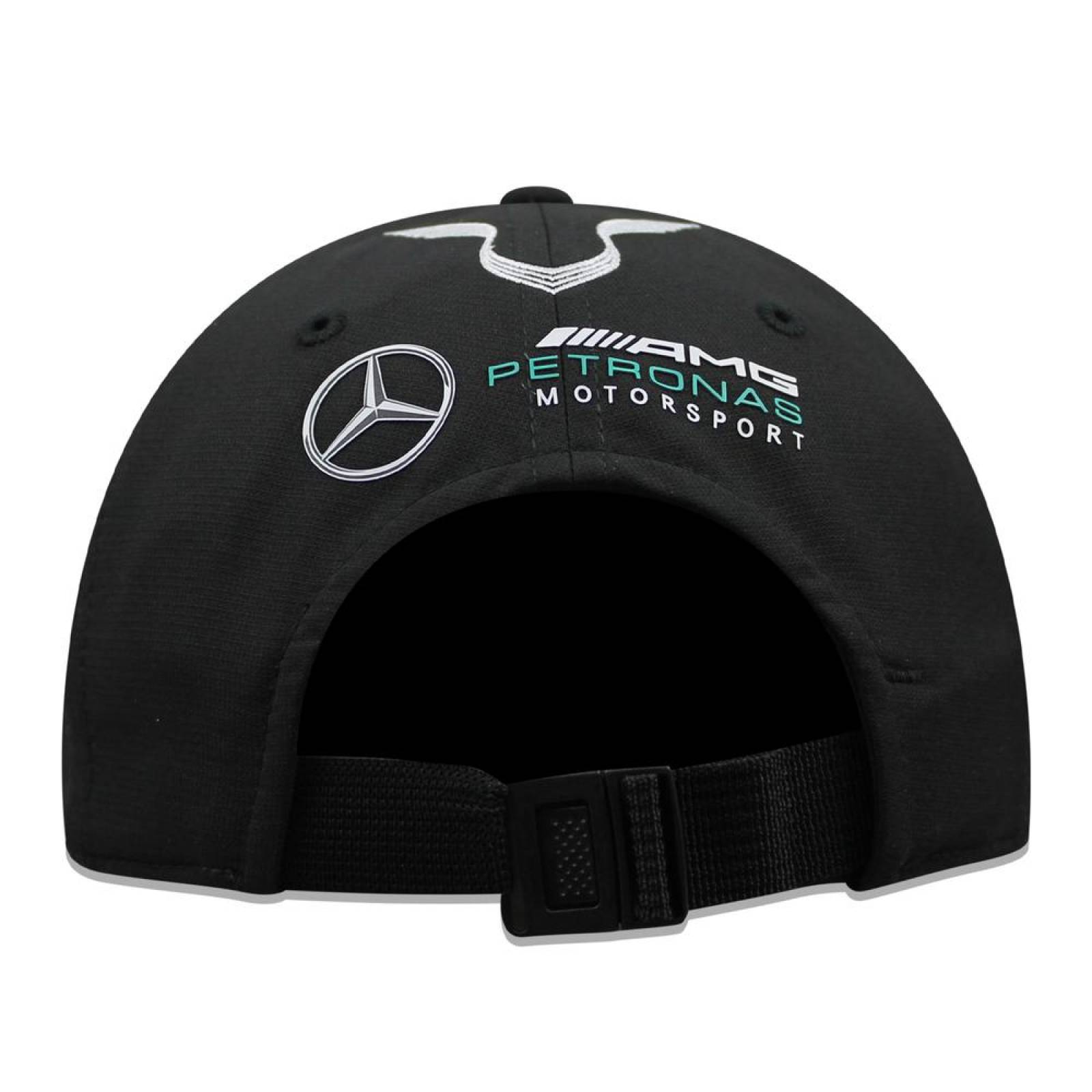 Gorra Mercedes Benz Curva Lewis Hamilton 44 Petronas Negro