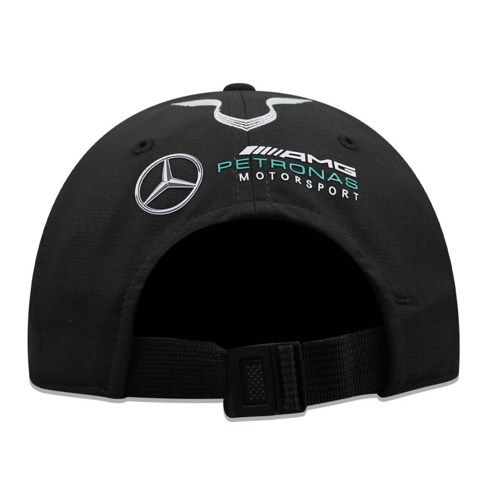 Gorra Mercedes Benz Curva Lewis Hamilton 44 Petronas Negro 