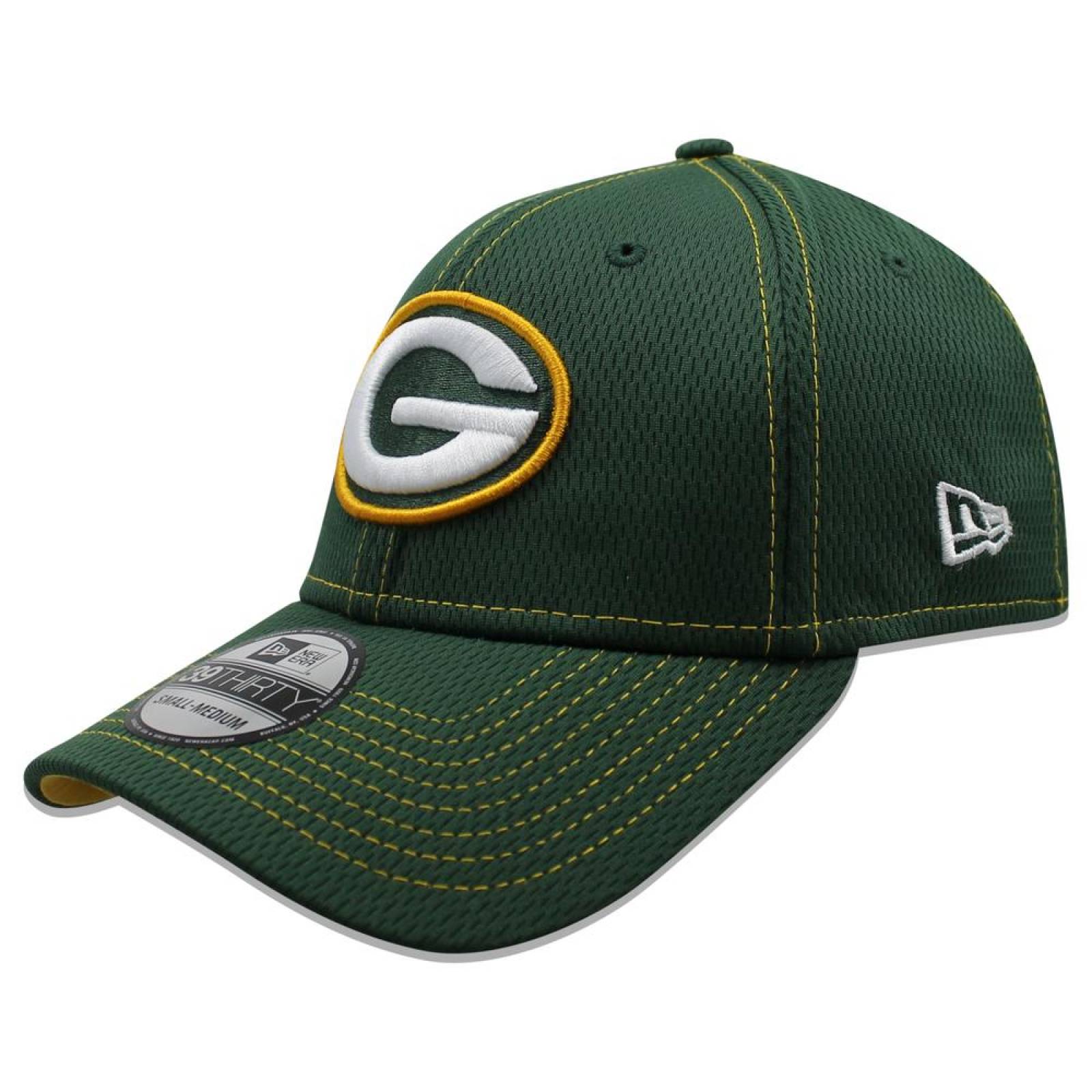 Gorra New Era 39 Thirty NFL Packers Sideline Established Road Verde 