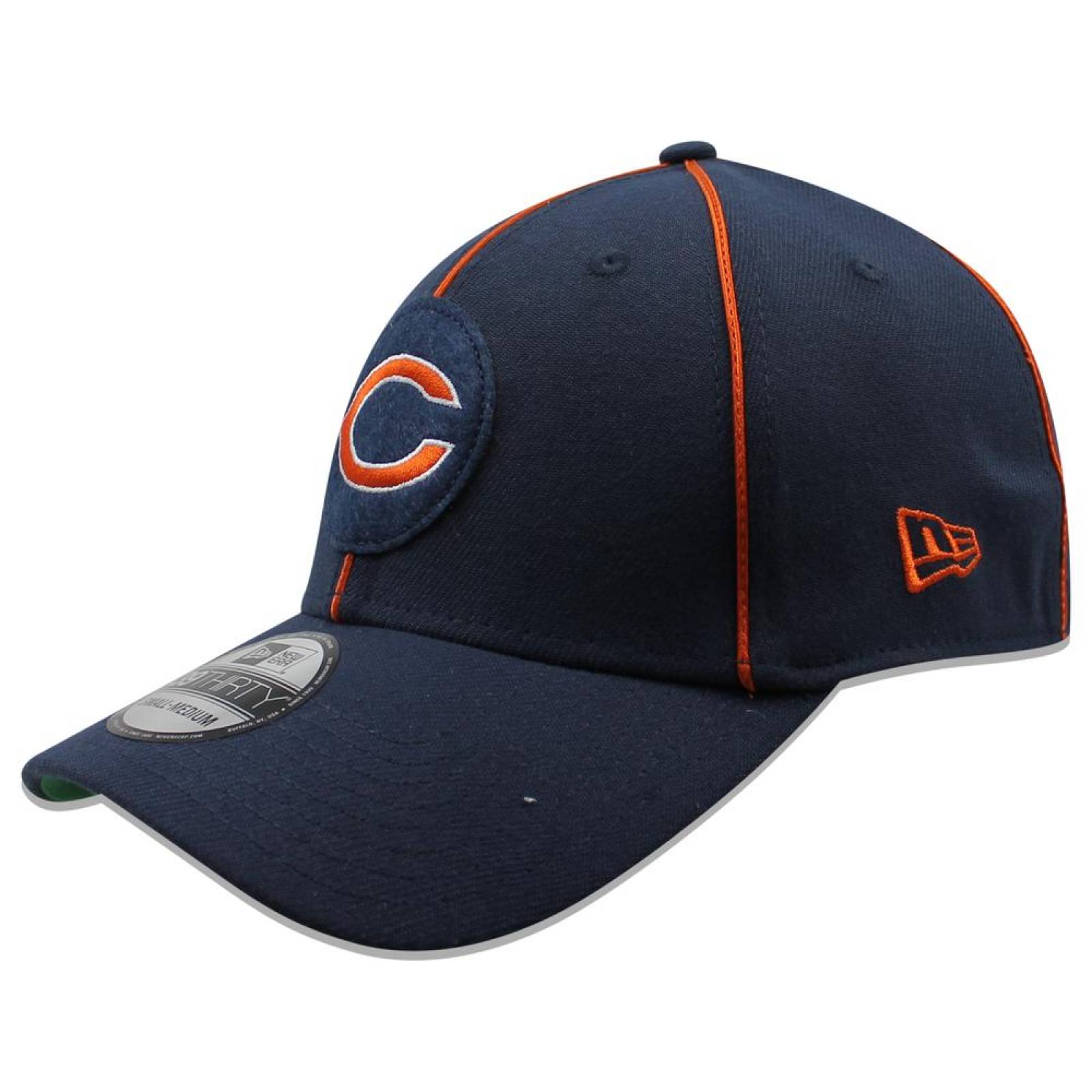 Gorra New Era 39 Thirty NFL Bears Sideline Established Home Azul Marino 