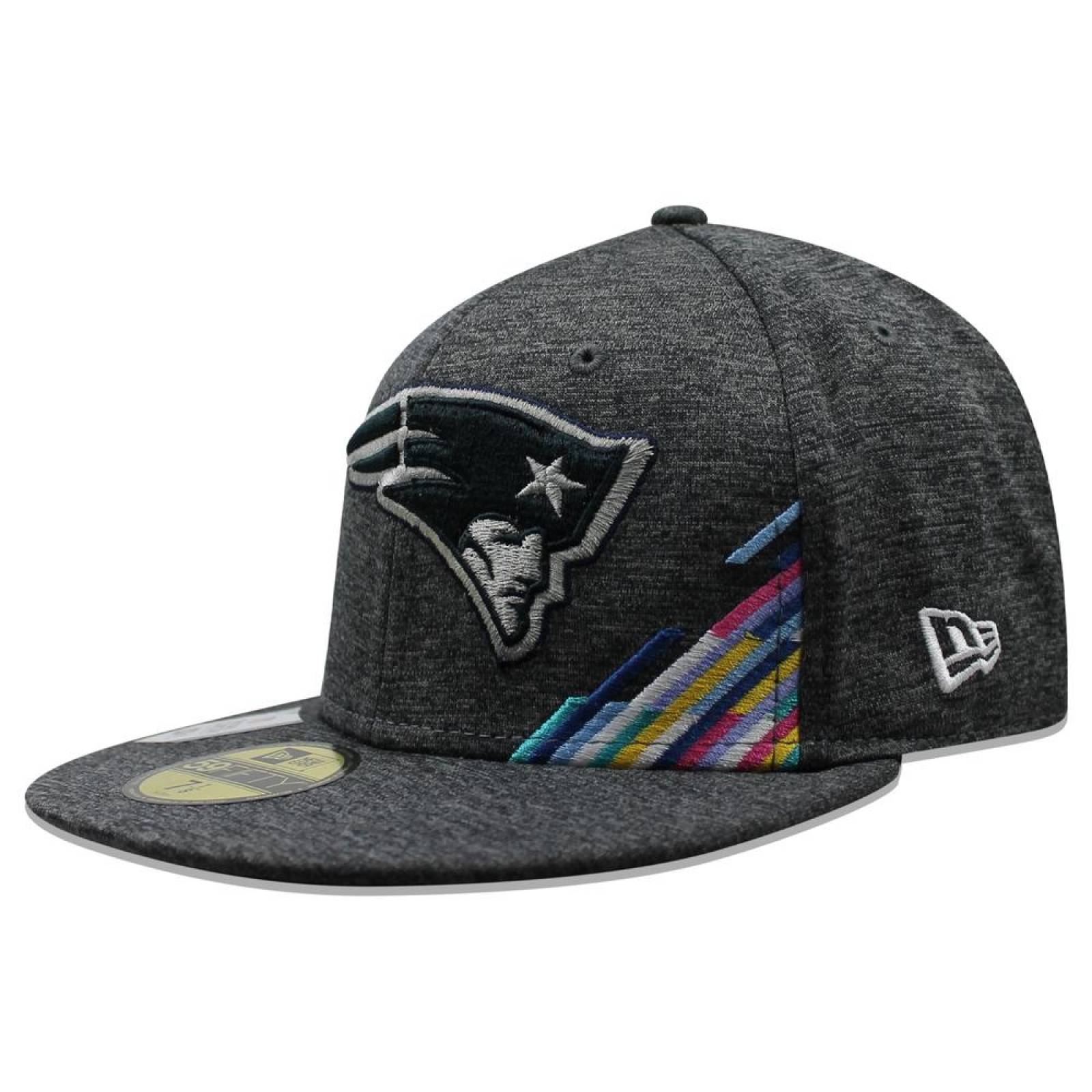 Gorra New Era 59 Fifty NFL Patriots Crucial Catch Gris 