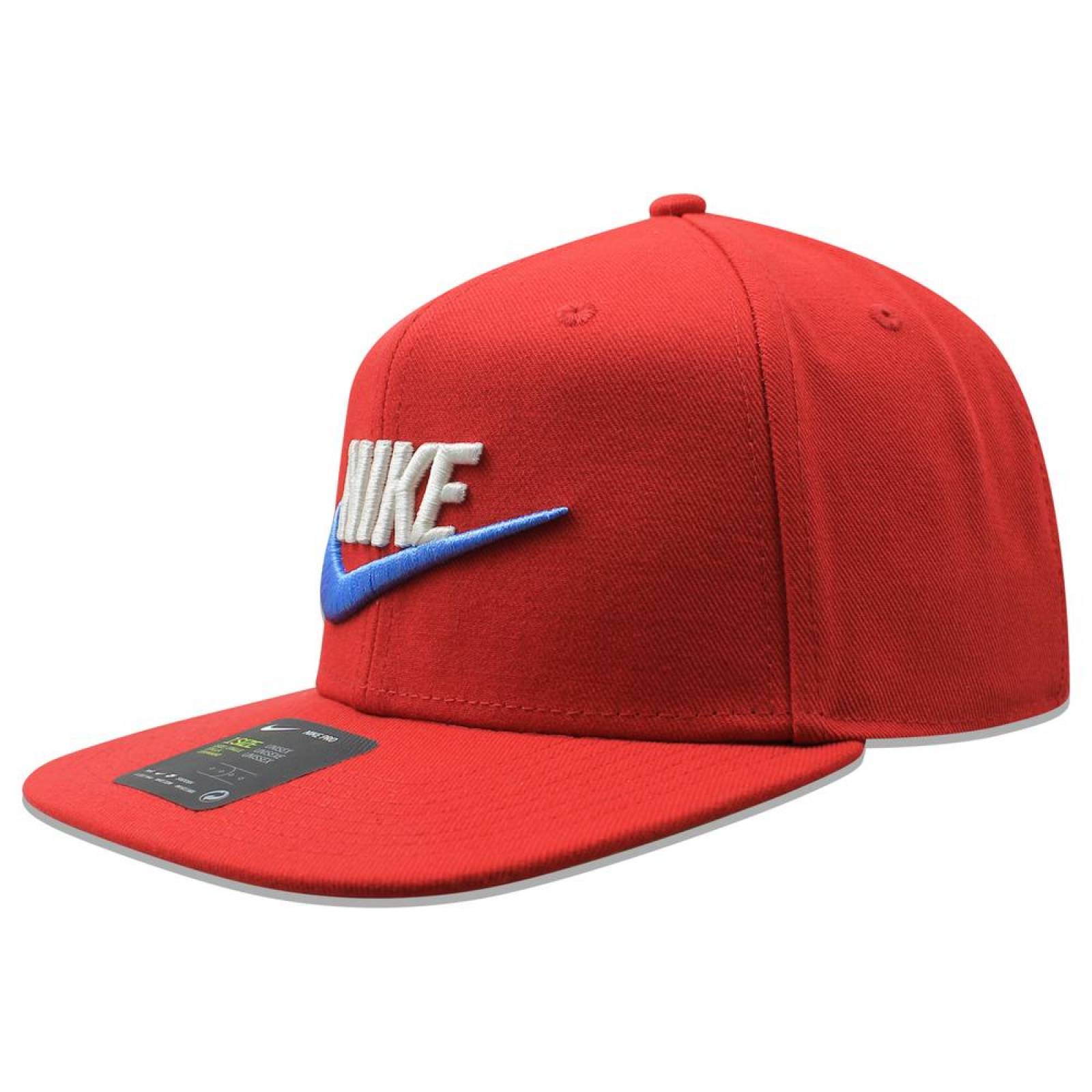 gorra nike plana roja