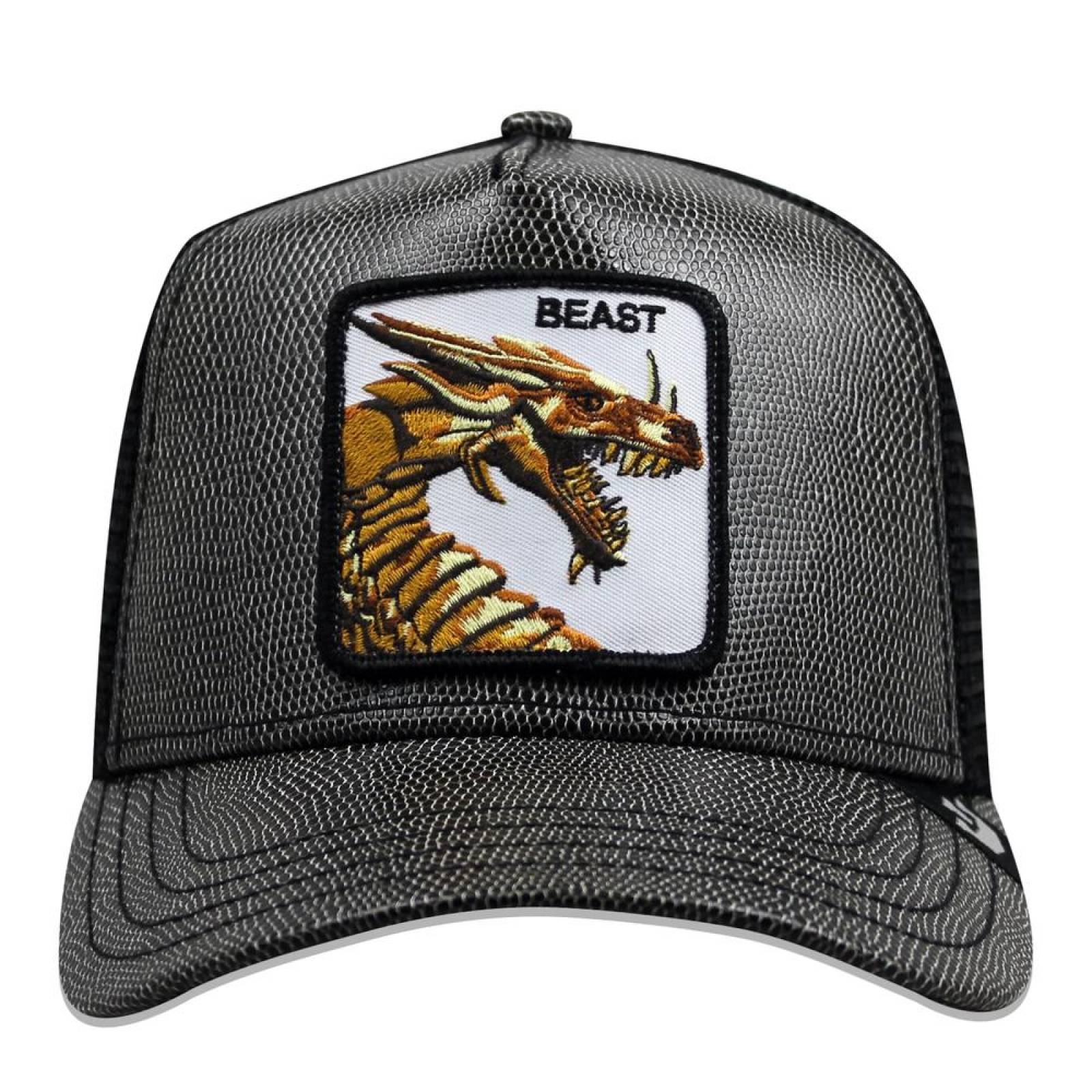 Gorra Goorin Bros Trucker Beast Piel Negro 