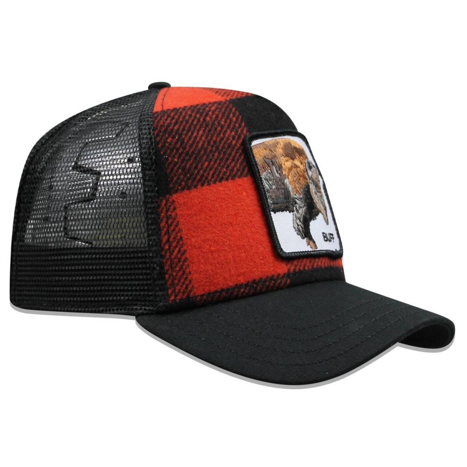 Gorra Goorin Bros Trucker Buff Rojo 