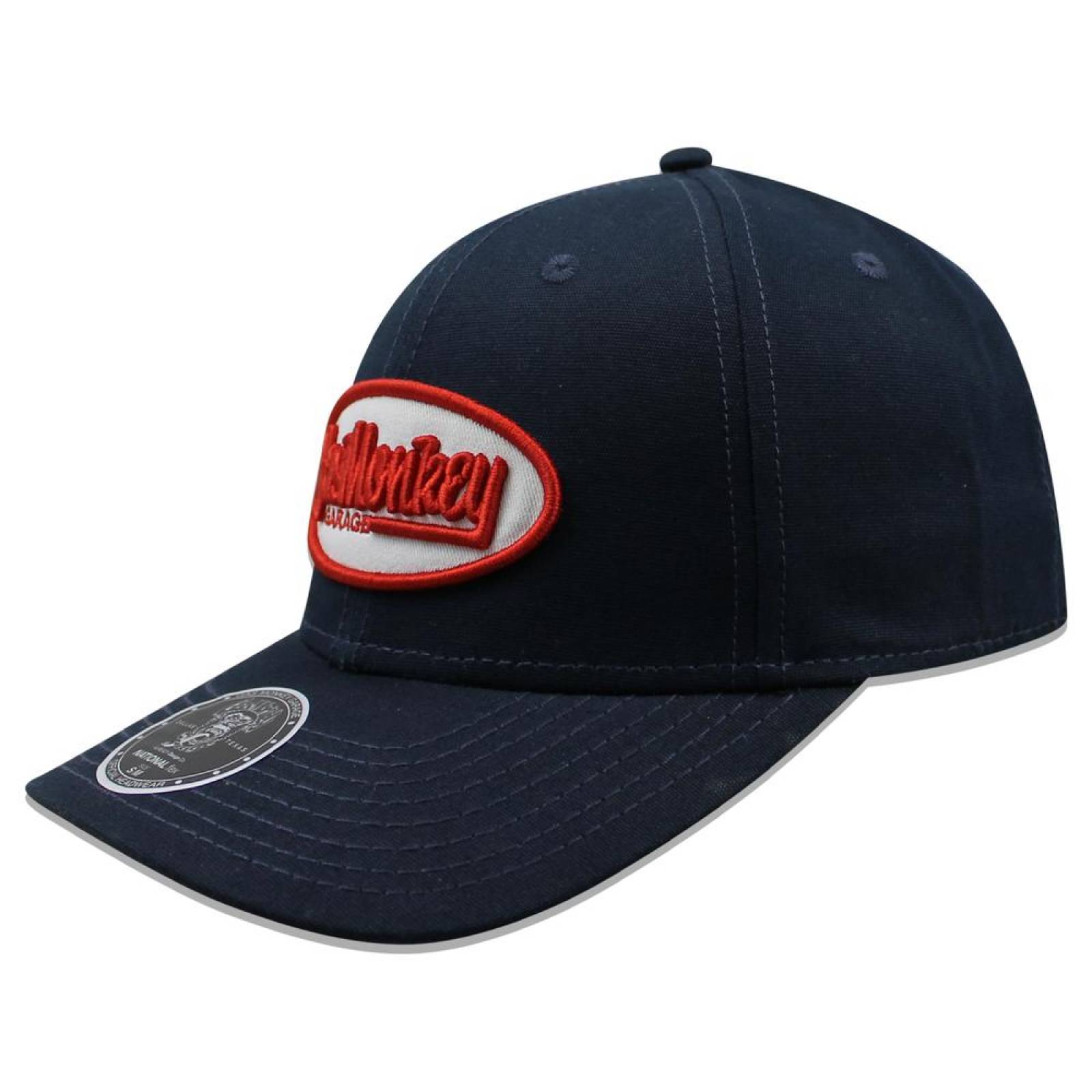 Gorra Gas Monkey Flex Patch National Fitted Hat Azul Marino 