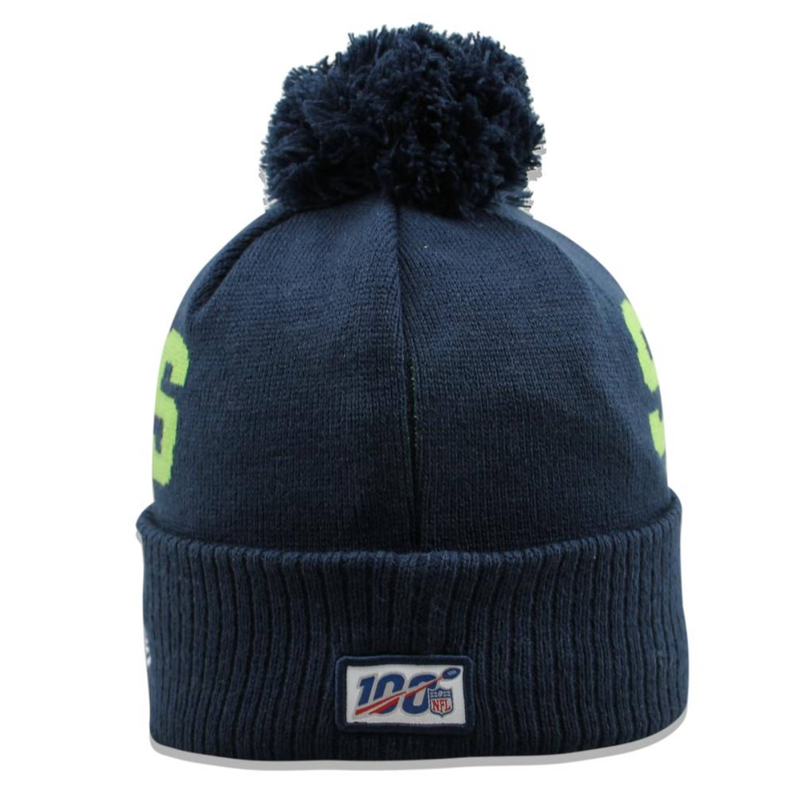 Beanie New Era NFL Seahawks On field 2019 OSB Azul Obscuro 