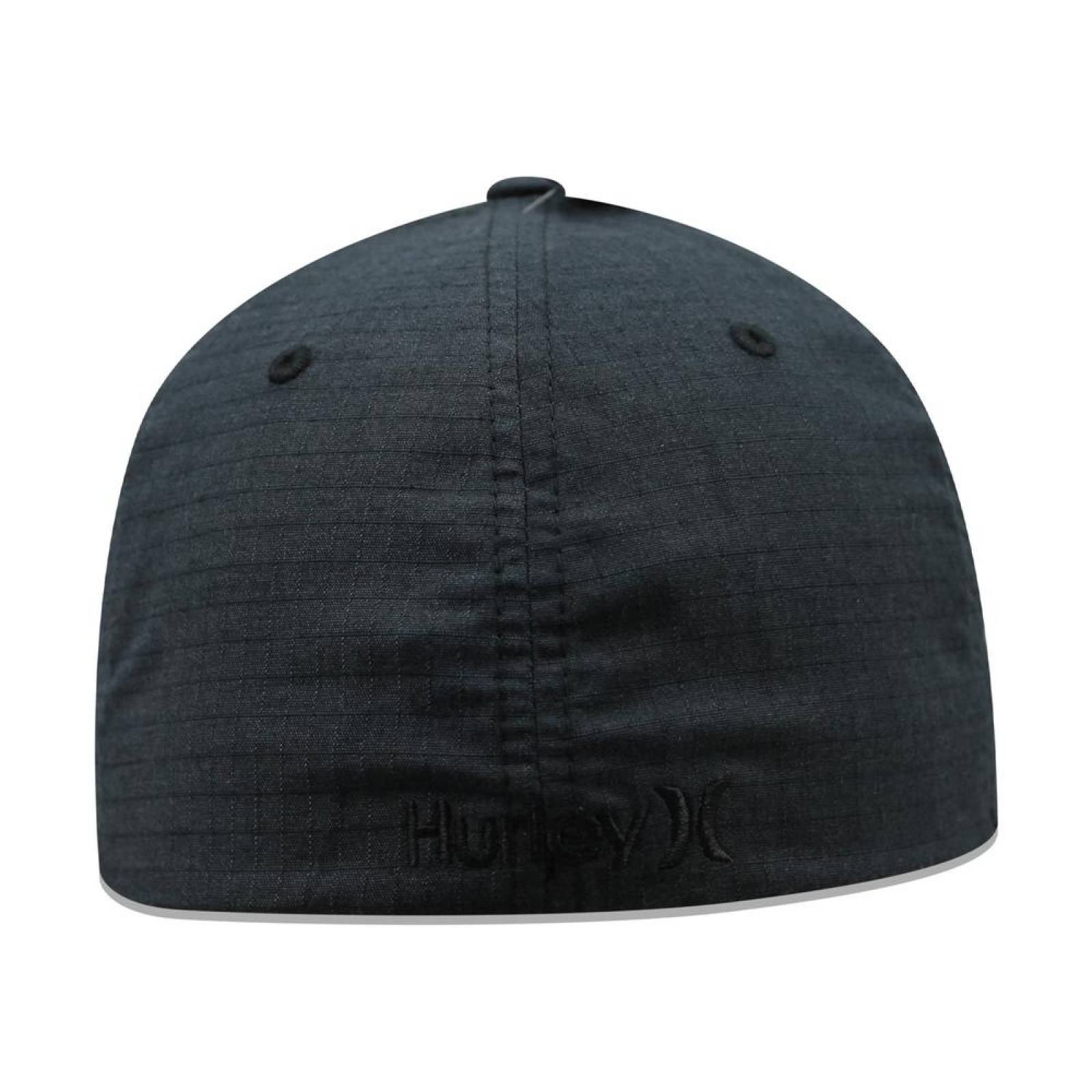 Gorra Hurley Flex Fit Black Textures Gris Oscuro-S/M 
