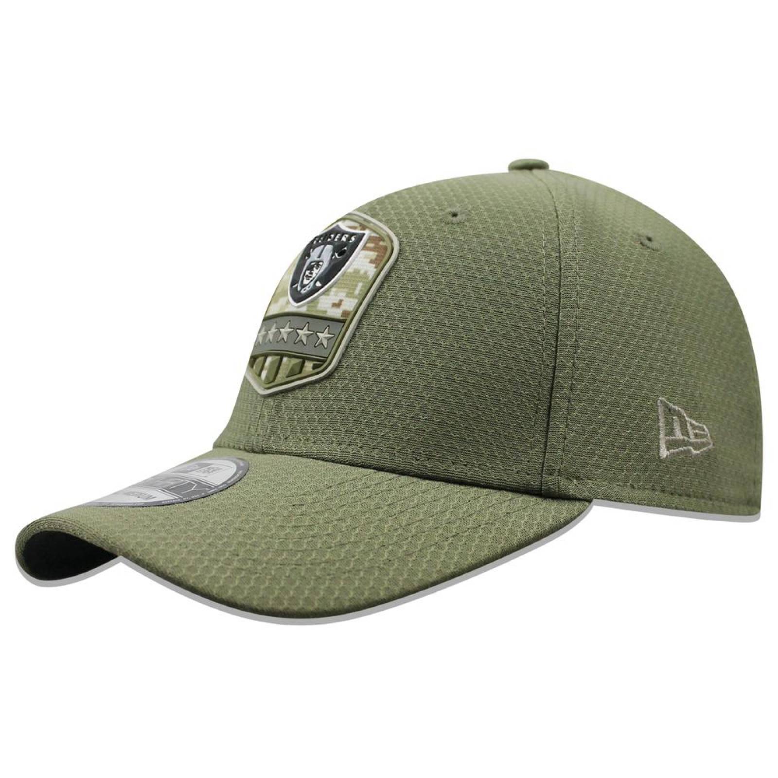 Gorra New Era 39 Thirty NFL Raiders Salute To Service 2019 Verde 