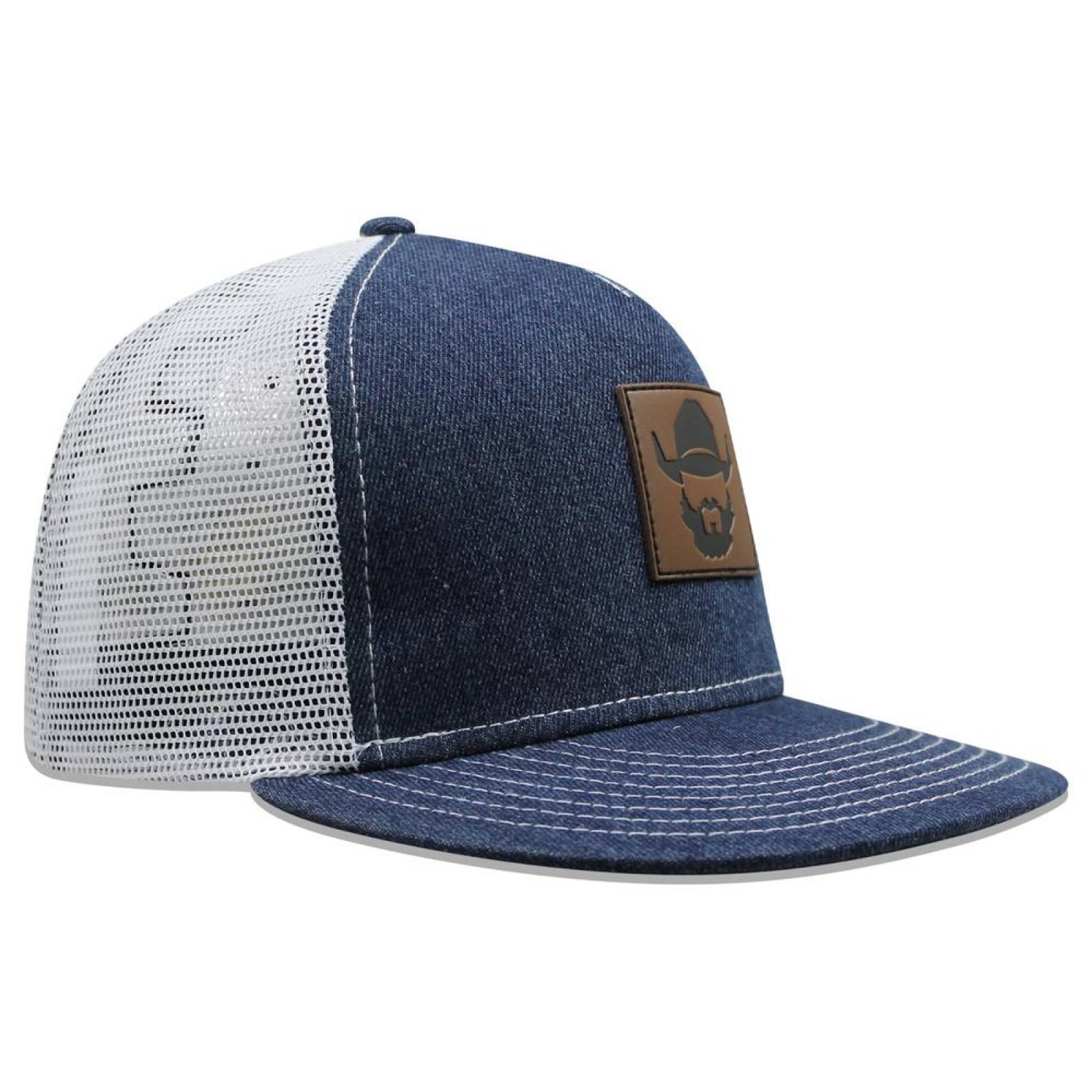 Gorra Barba Norteña Snapback Logo Azul 