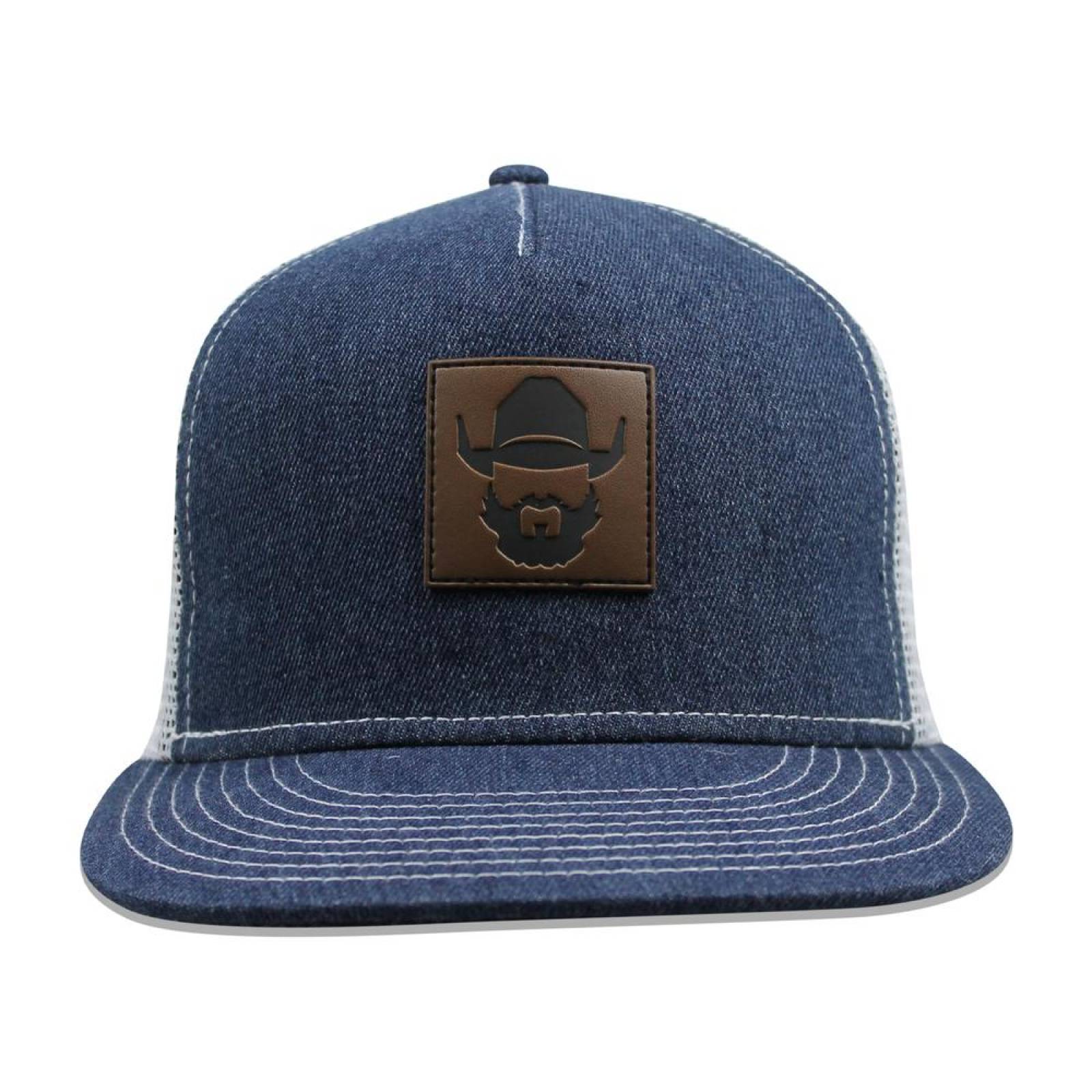 Gorra Barba Norteña Snapback Logo Azul 