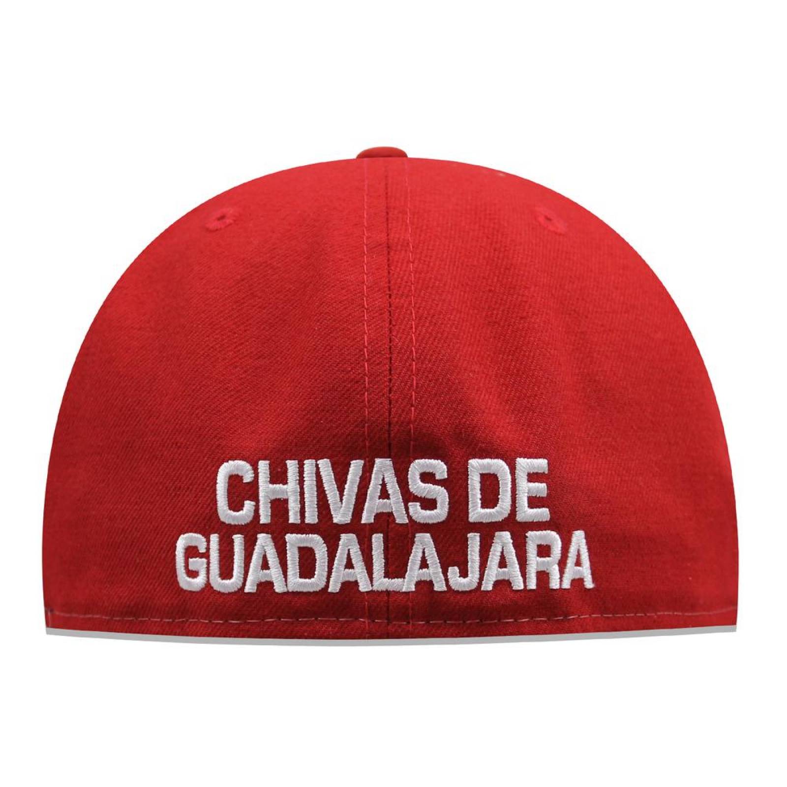 Gorra New Era 59 Fifty LMX Club GDL Front Chivas Rojo 