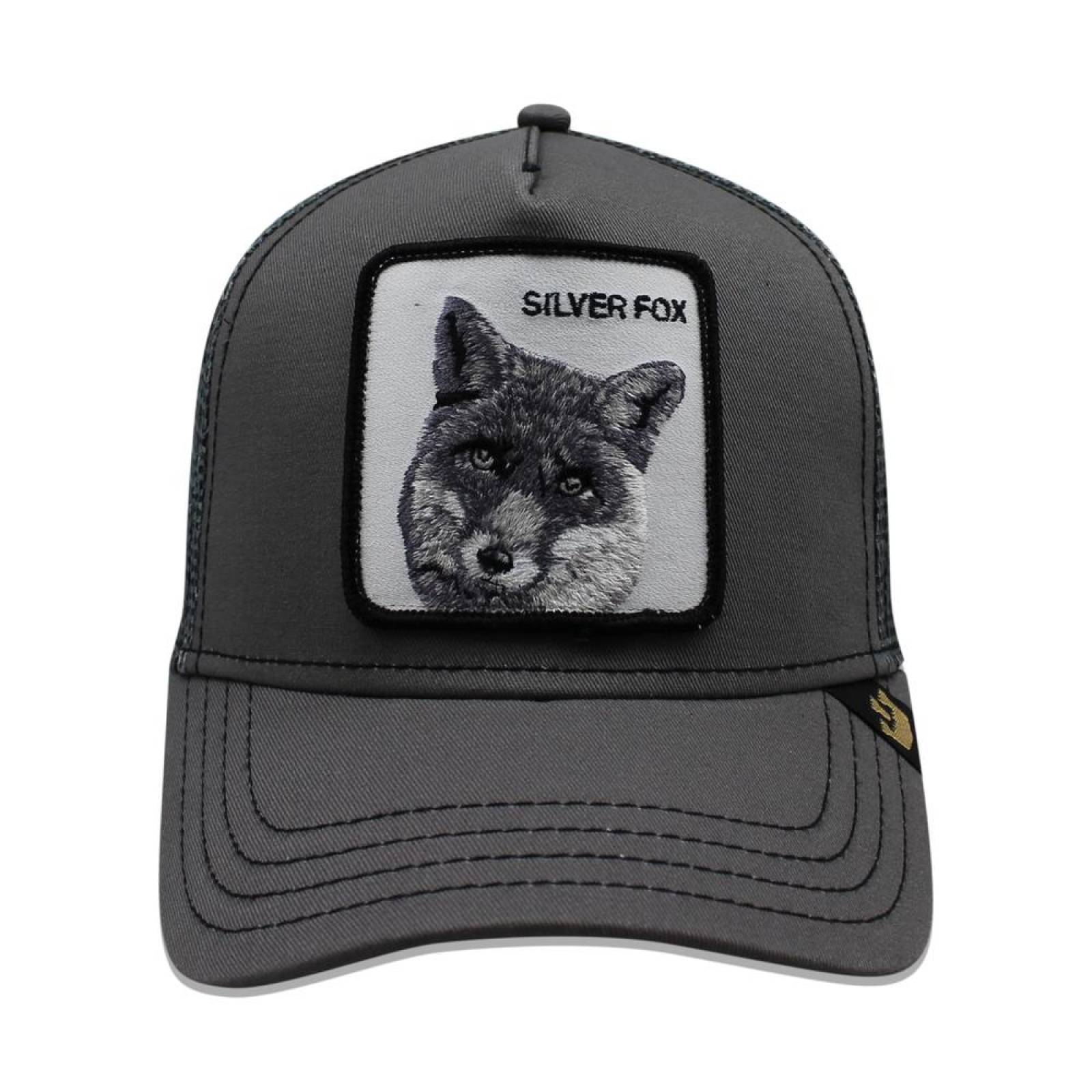 Gorra Goorin Bros Trucker Silver Fox Gris 