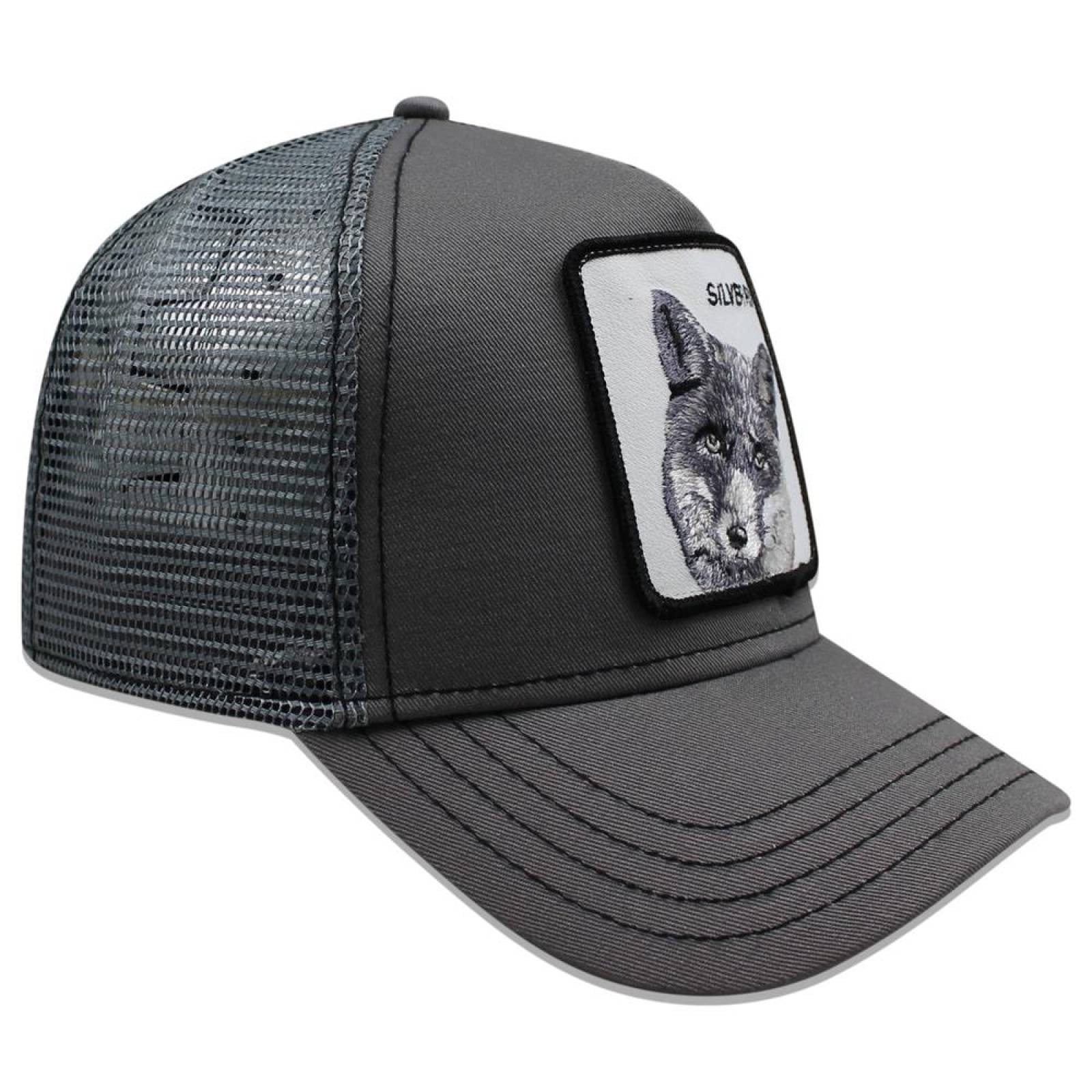 Gorra Goorin Bros Trucker Silver Fox Gris 