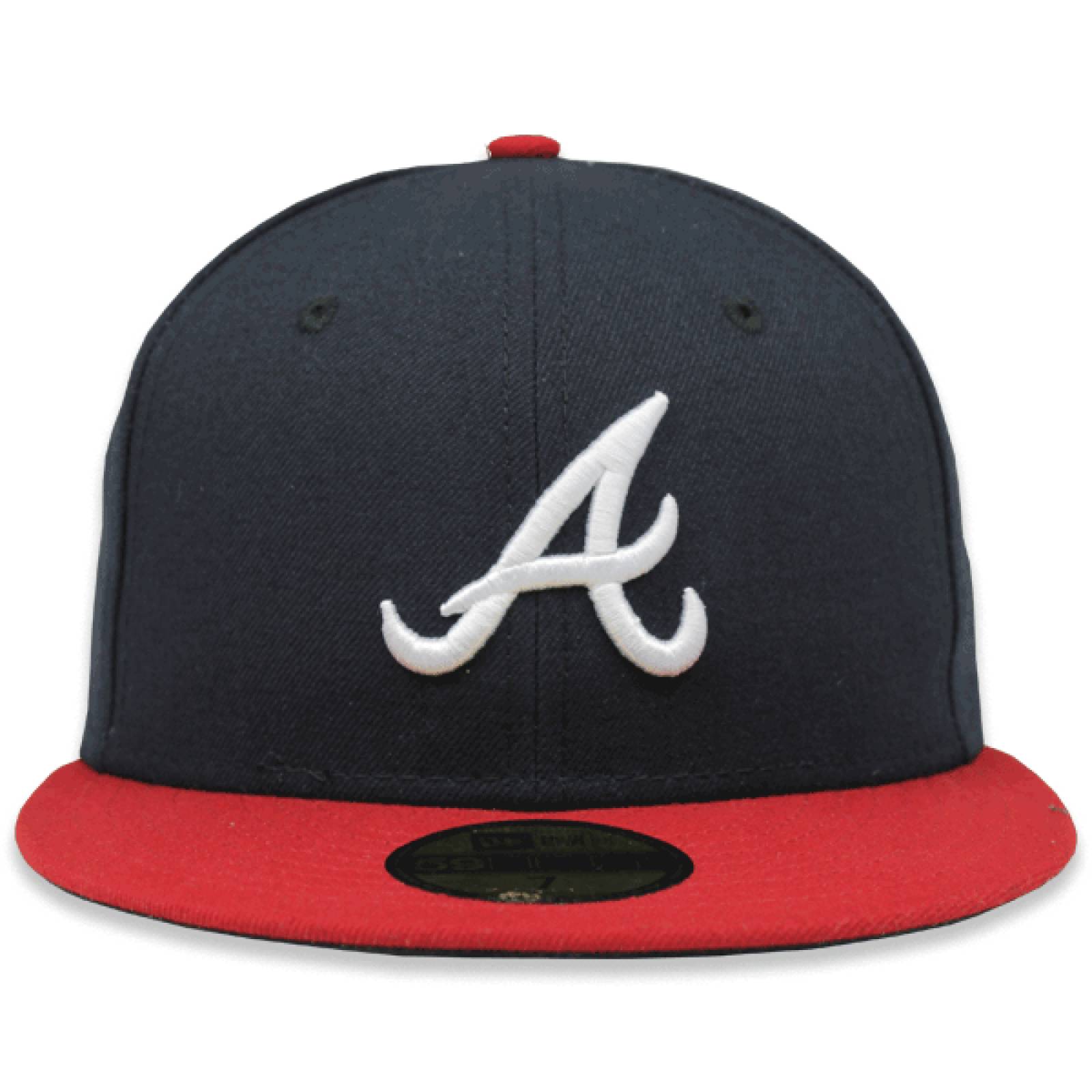 Gorra New Era 5950 MLB Atlanta Braves Home AC Azul/Rojo 