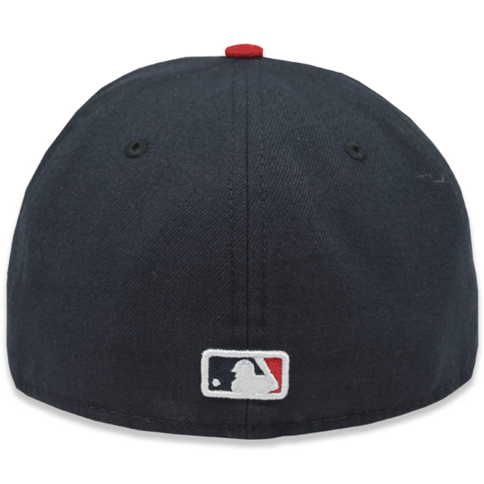 Gorra New Era 5950 MLB Atlanta Braves Home AC Azul/Rojo 