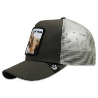 Gorra Goorin Bros Trucker Pitbull Gris