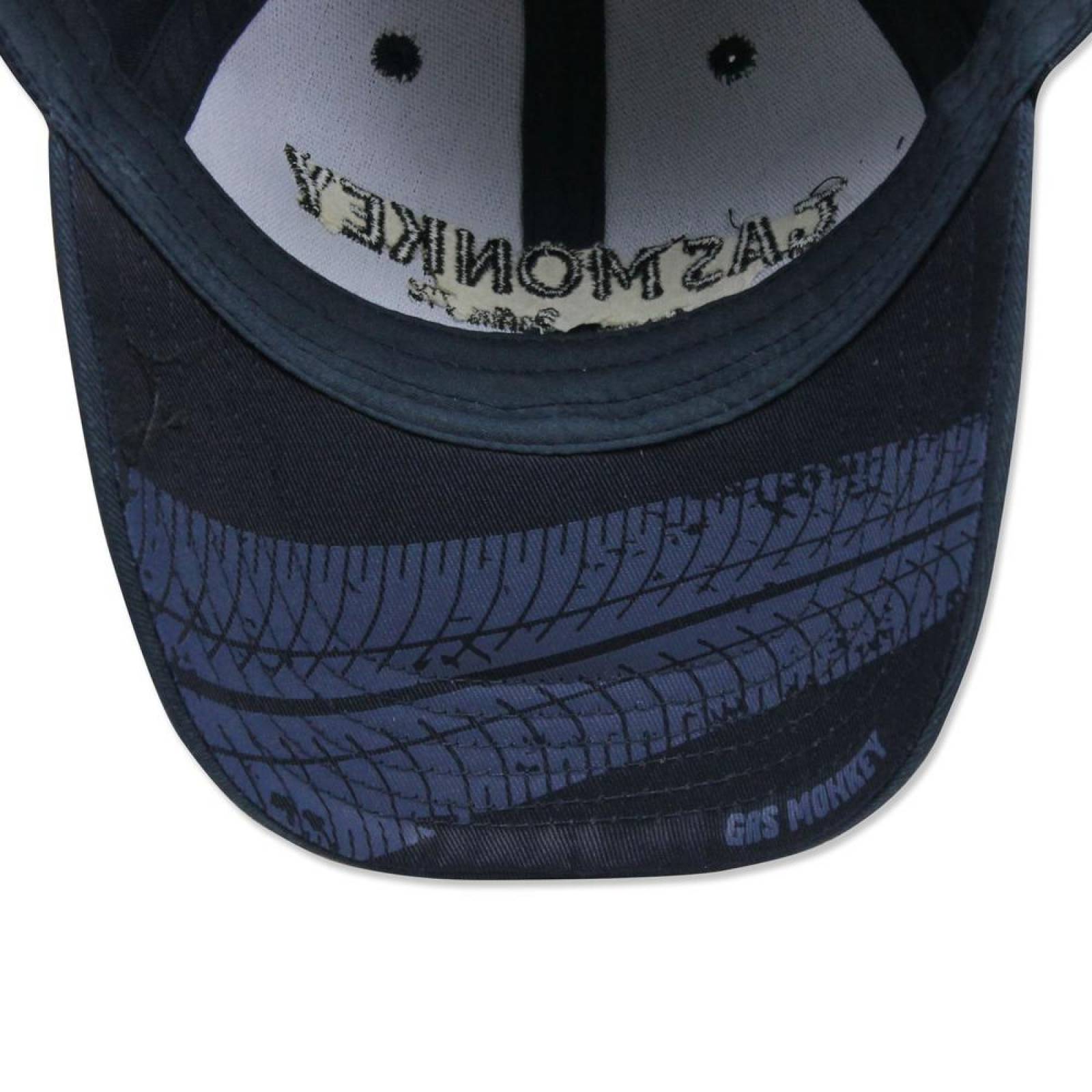 Gorra Gas Monkey Curva Racing Unitalla-Azul 