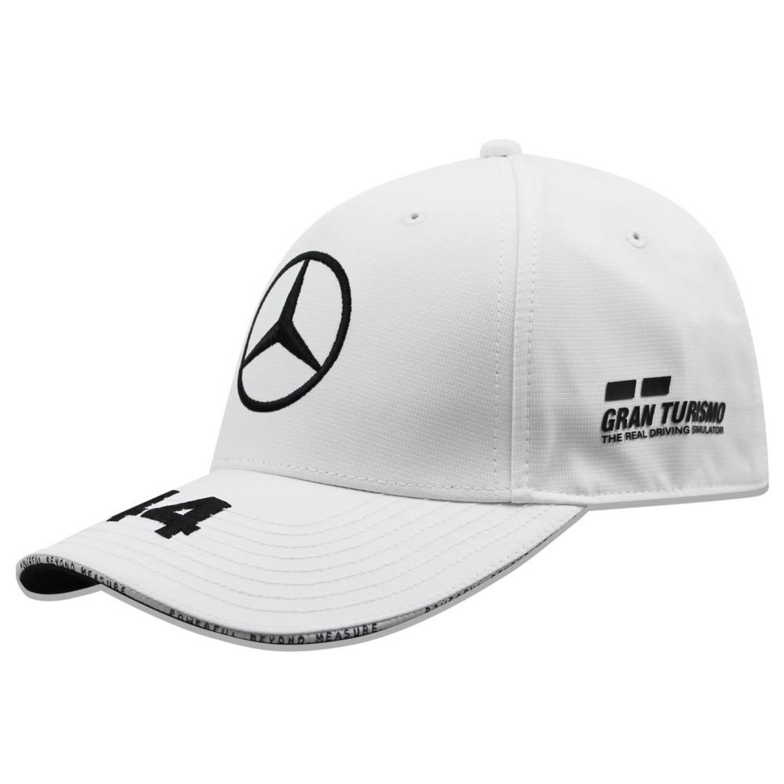 Gorra F1 Merdeces Benz Lewis Driver 44 Blanco 