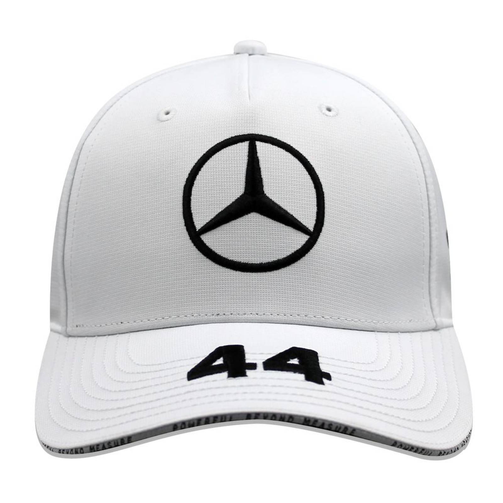 Gorra F1 Merdeces Benz Lewis Driver 44 Blanco 