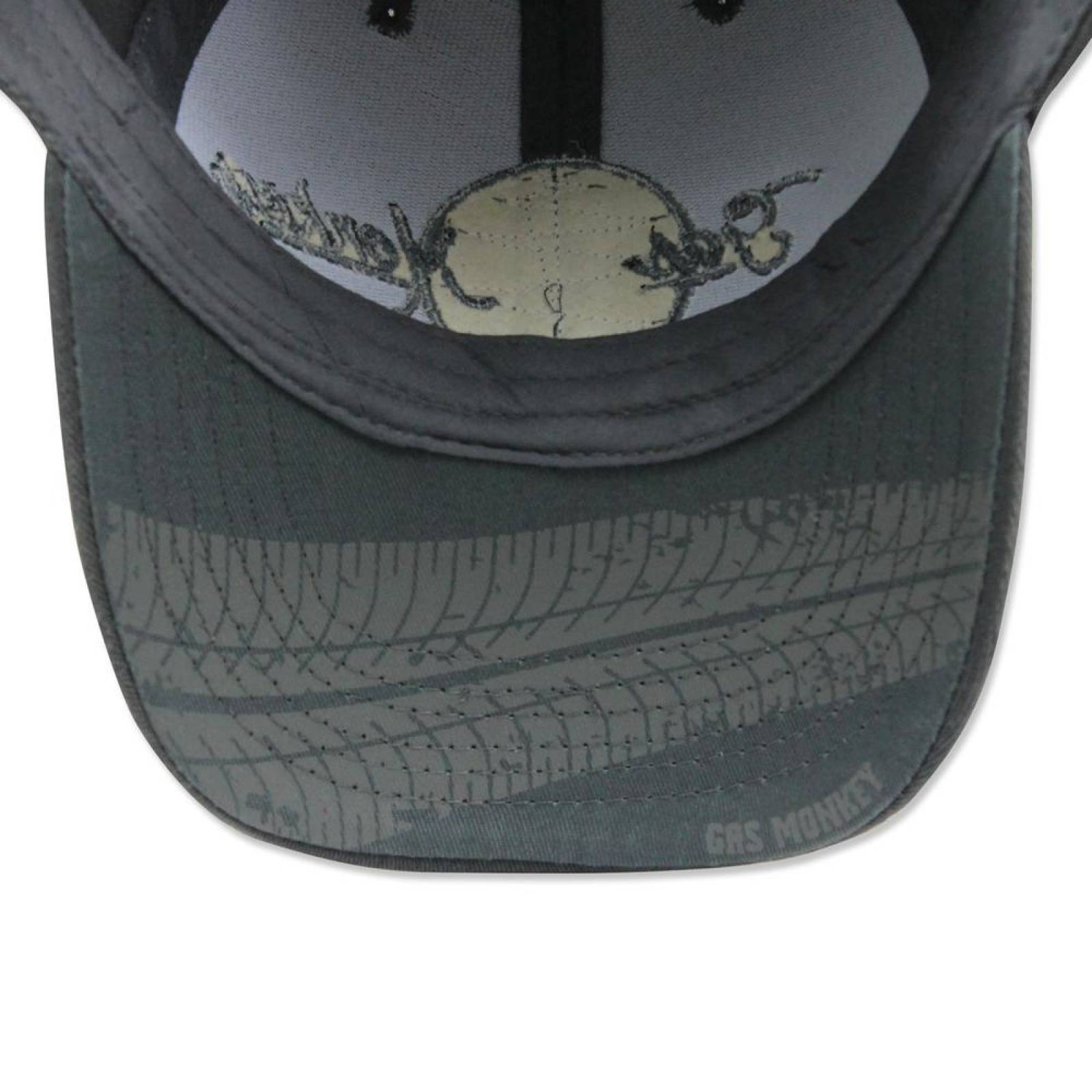 Gorra Gas Monkey Curva New Classic Unitalla -Gris 