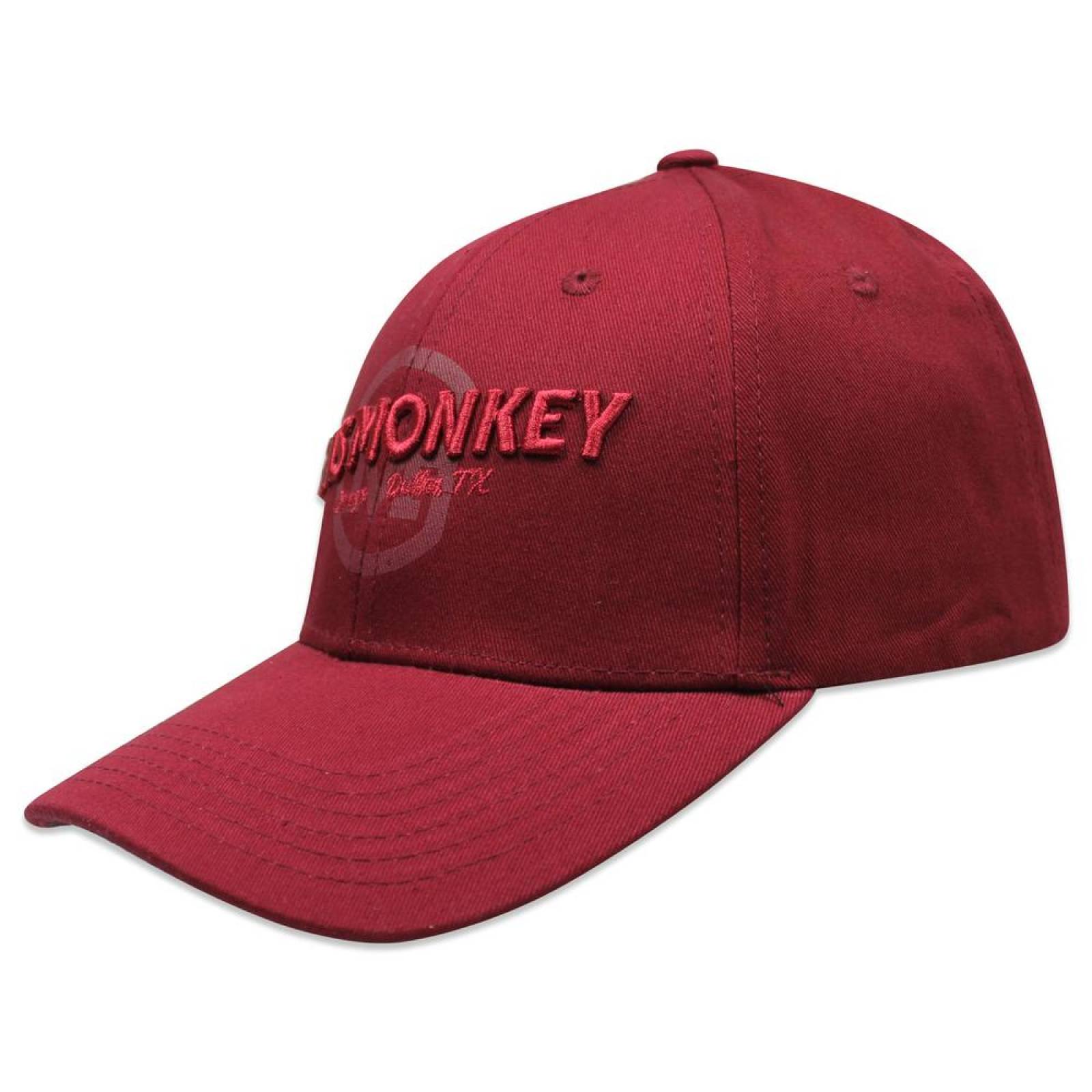 Gorra Gas Monkey Curva Racing Unitalla-Vino 