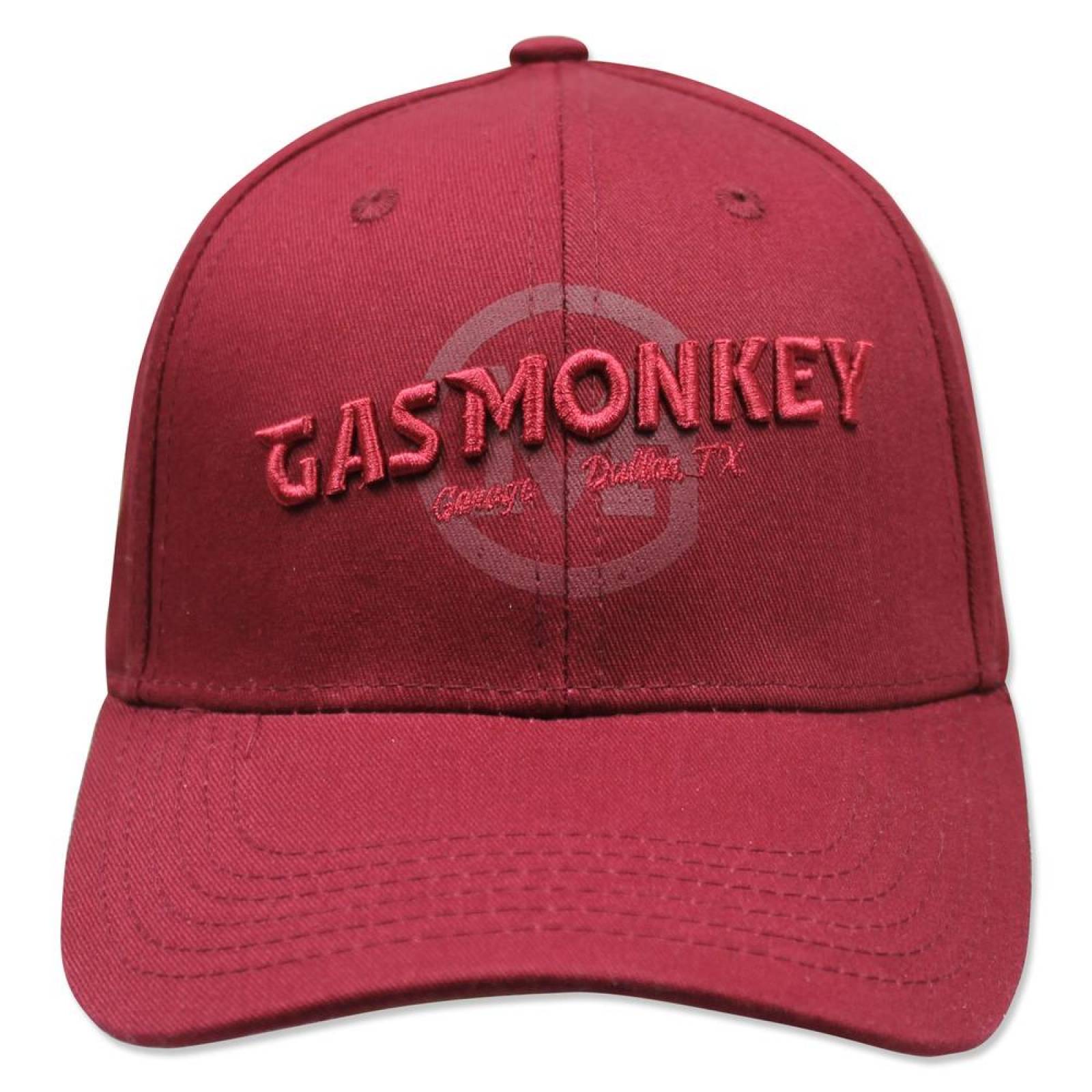 Gorra Gas Monkey Curva Racing Unitalla-Vino 