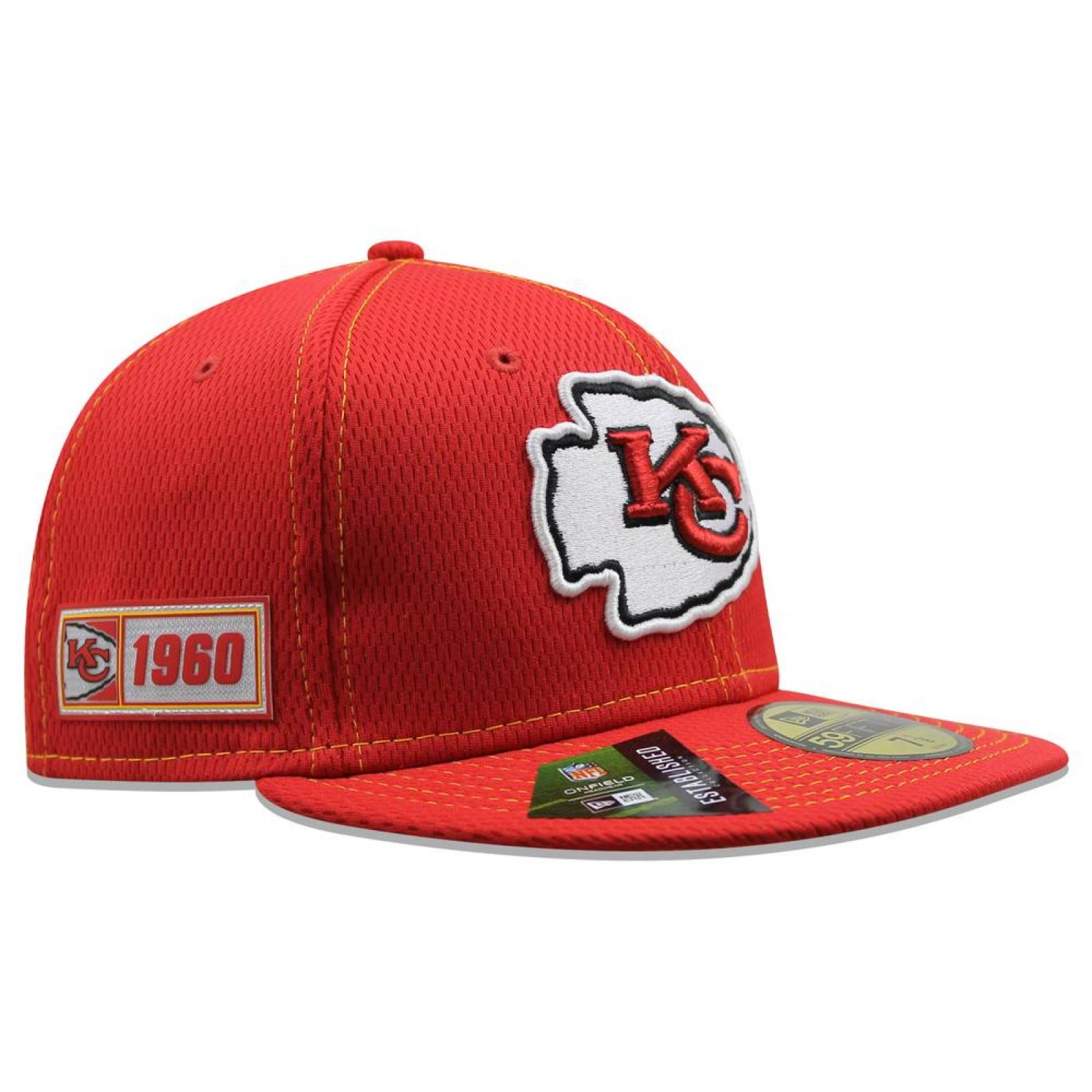 Gorra New Era 59 Fifty NFL Onfield Chiefs Rojo 