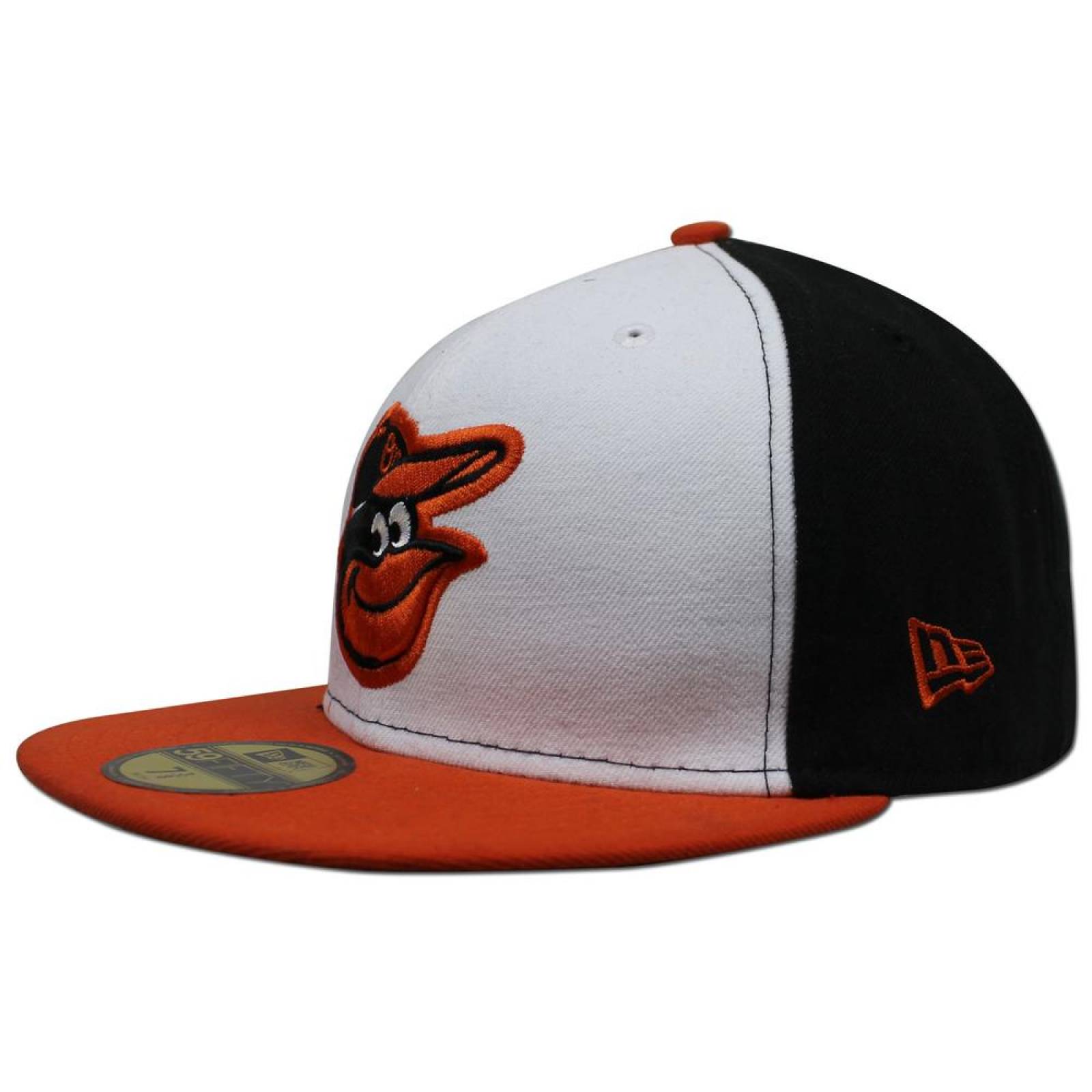 Gorra New Era 5950 MLB Baltimore Orioles Ac Home Blanco/Naranja 