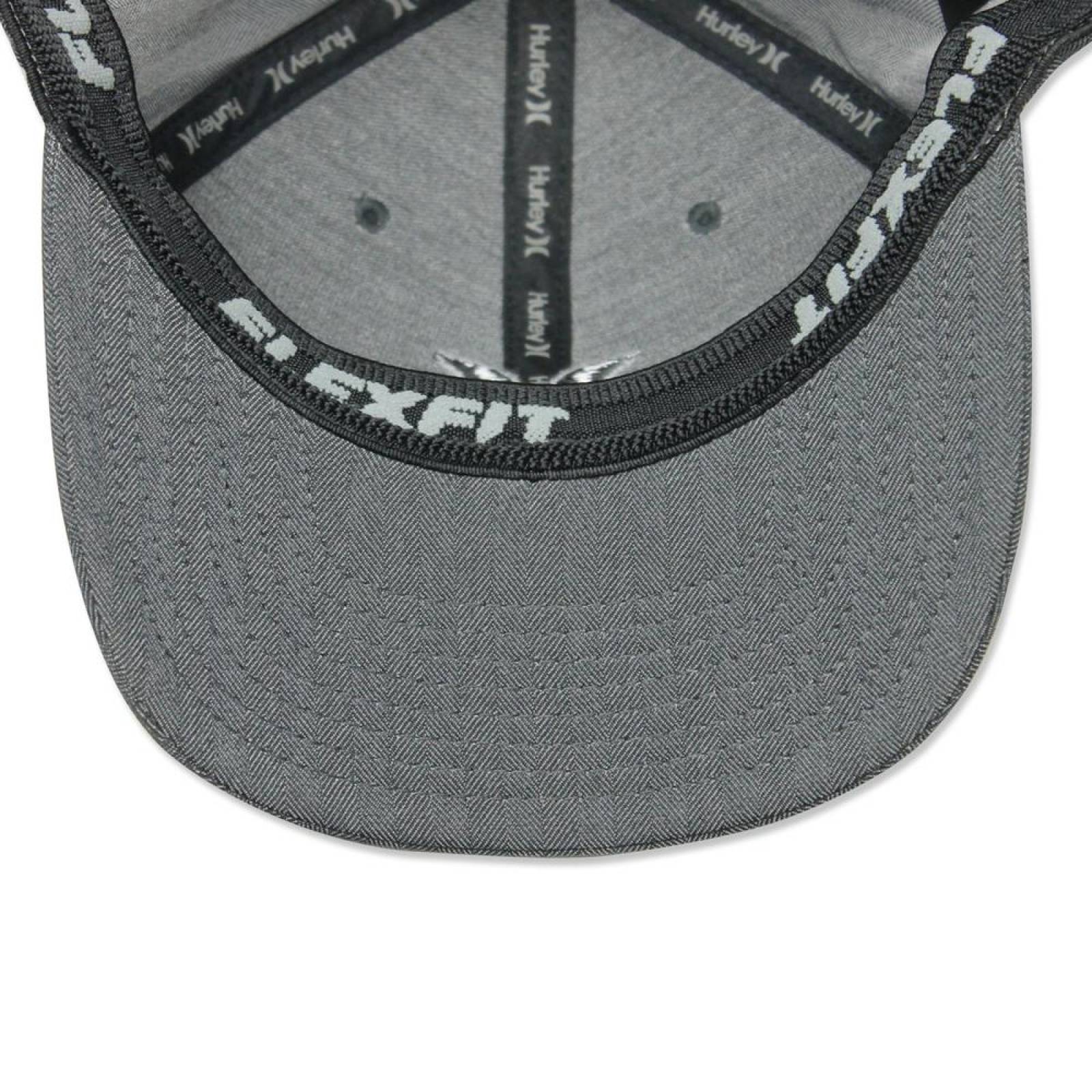Gorra Hurley Suits Outline Hats Fit Gris/Negro 