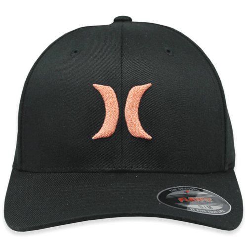 Gorra Hurley One & Only Hat FIt Negro/Salmon S/M 