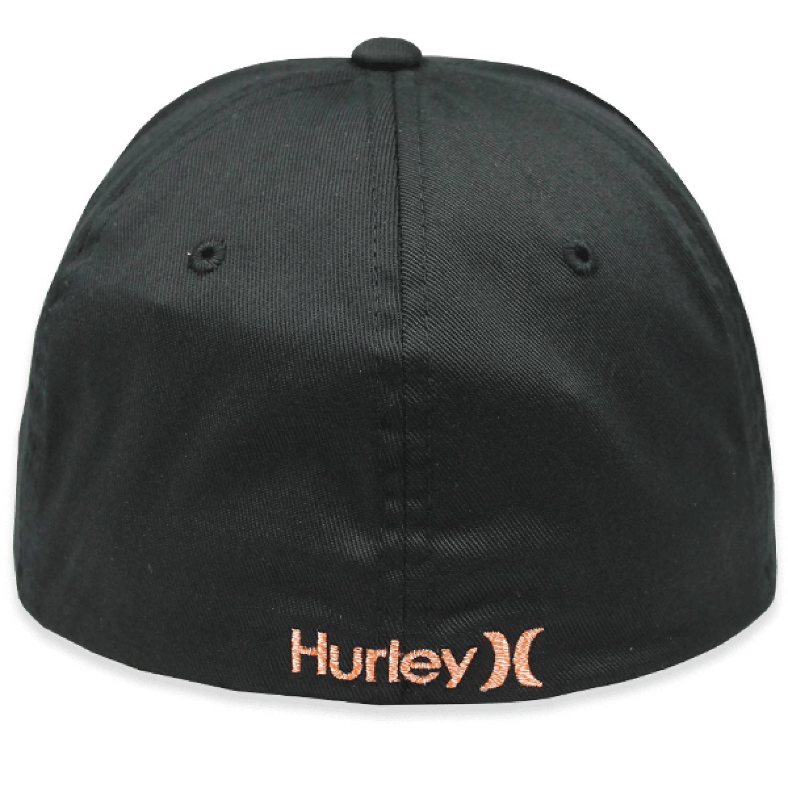 Gorra Hurley One & Only Hat FIt Negro/Salmon S/M 