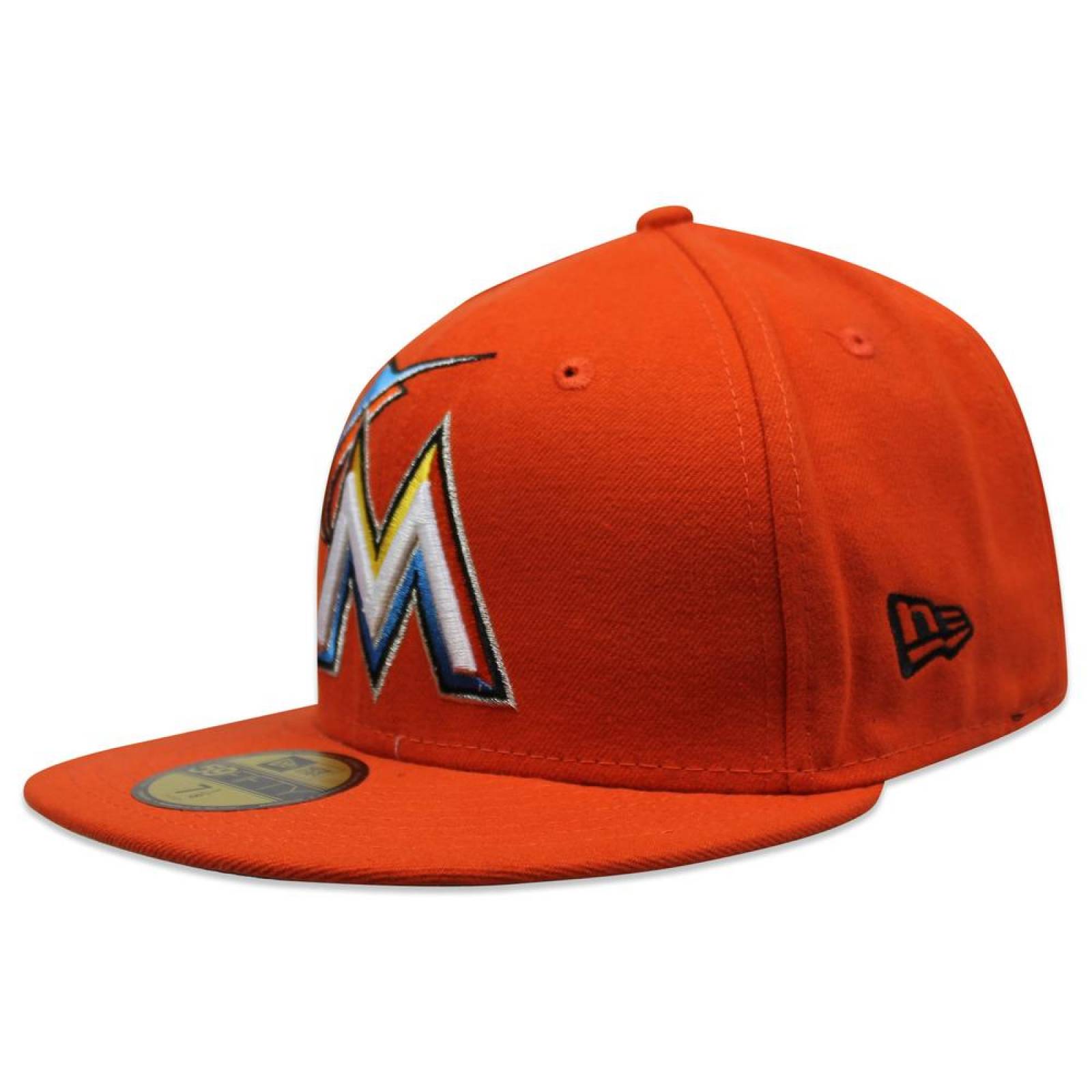 Gorra New Era 5950 MLB Marlins Miami Road Naranja 