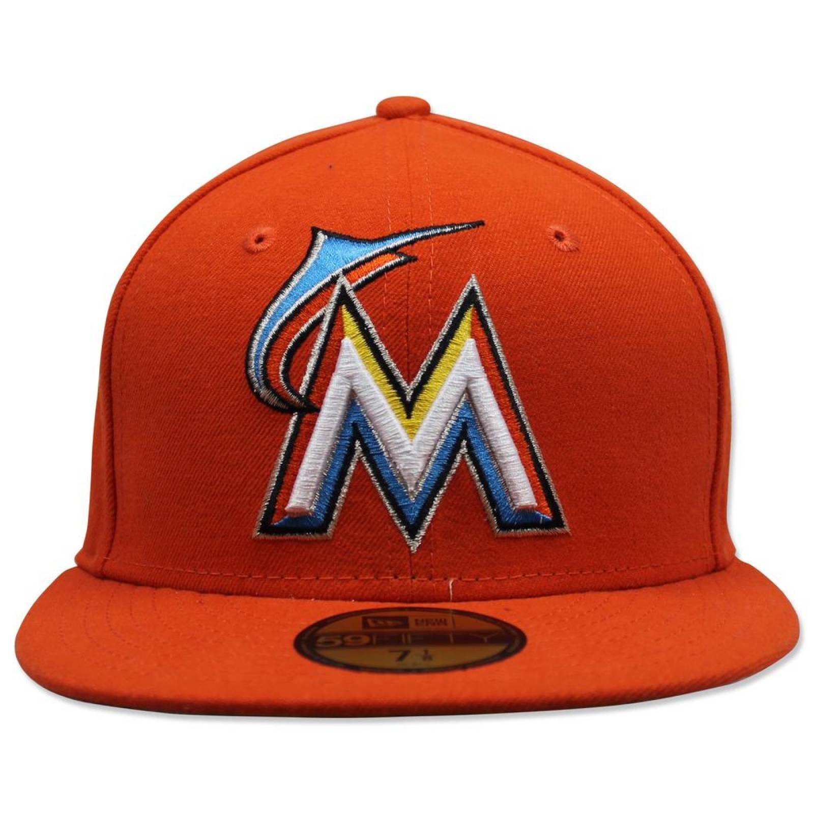 Gorra New Era 5950 MLB Marlins Miami Road Naranja 