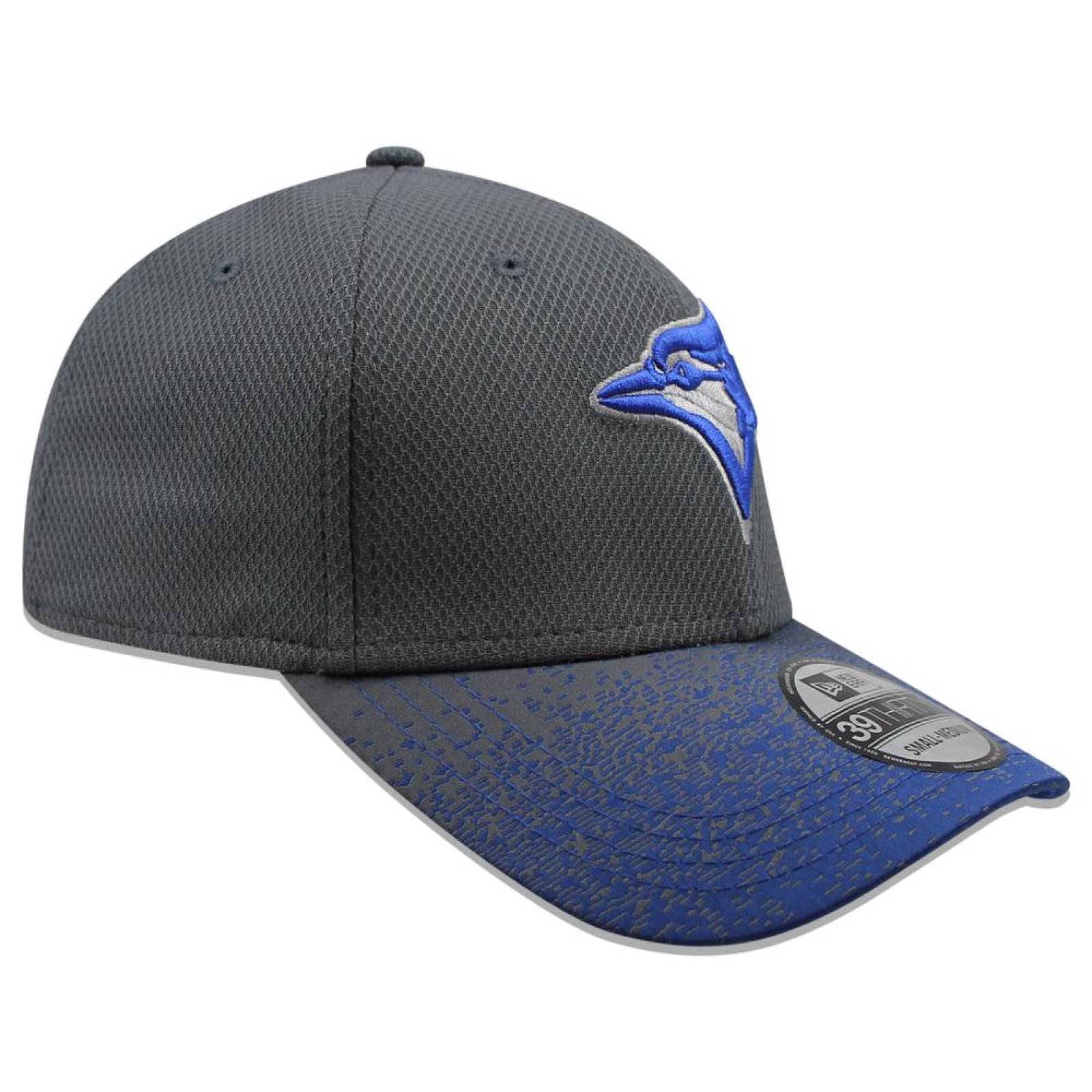 Gorra New Era 39 Thirty MLB Blue Jays Visor Blur 3 Gris 