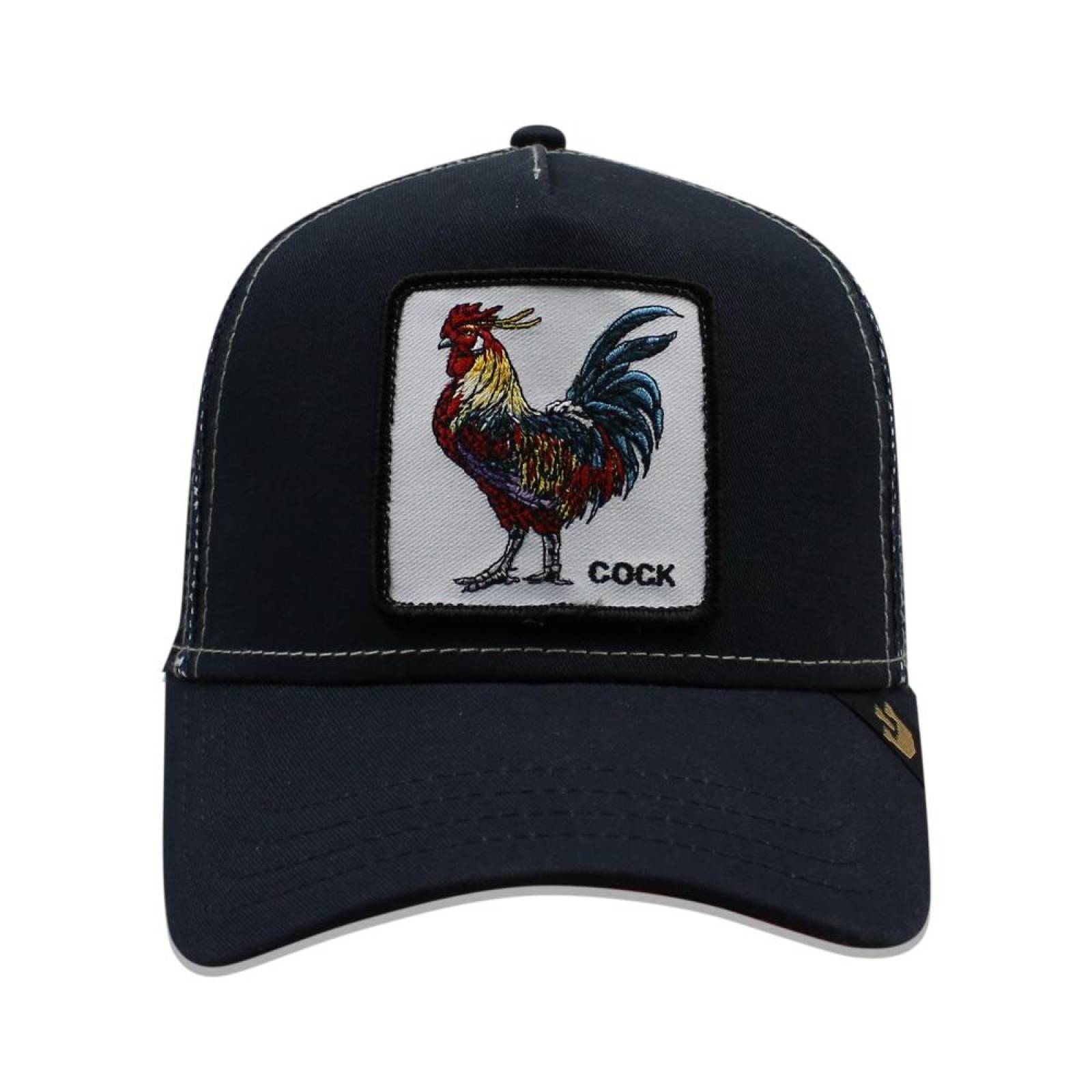 Gorra Goorin Bros Trucker Cock Gallo Azul Marino 