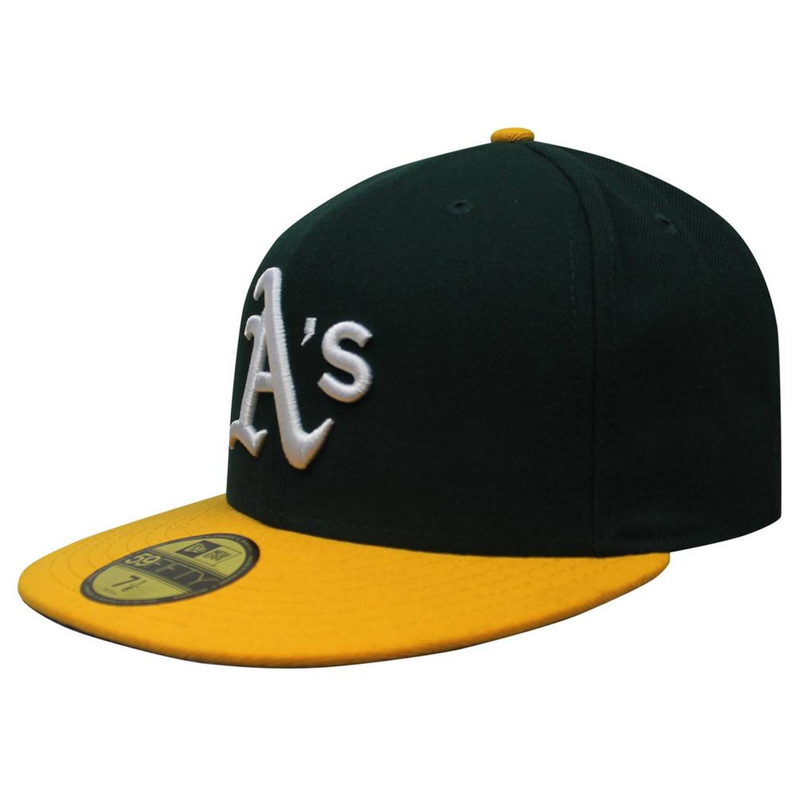 Gorra New Era 5950 Oakland Athletics Home Ac Perf Verde/Amarillo 